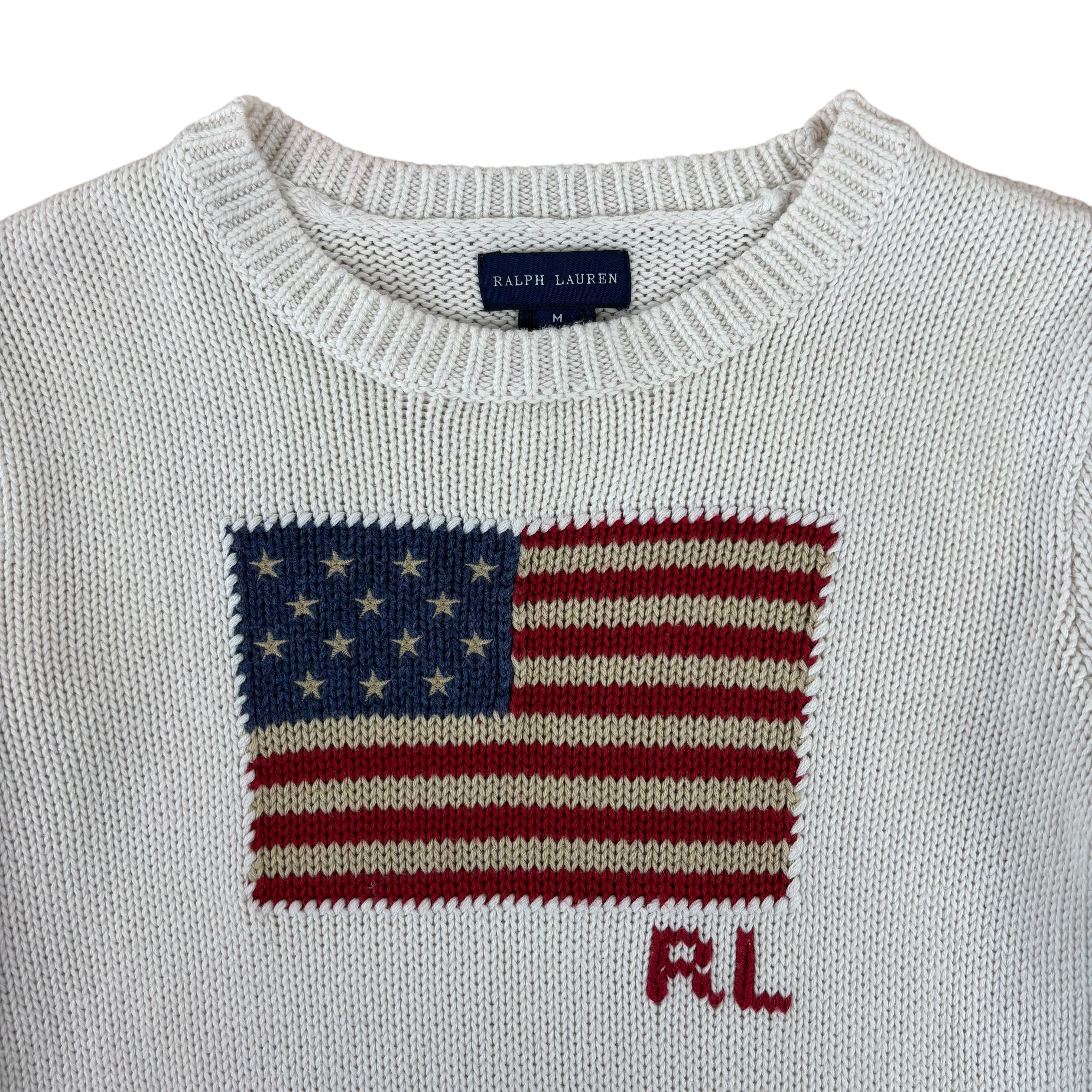 Polo Ralph Lauren USA Flag Knitted Sweater (8-10yrs)