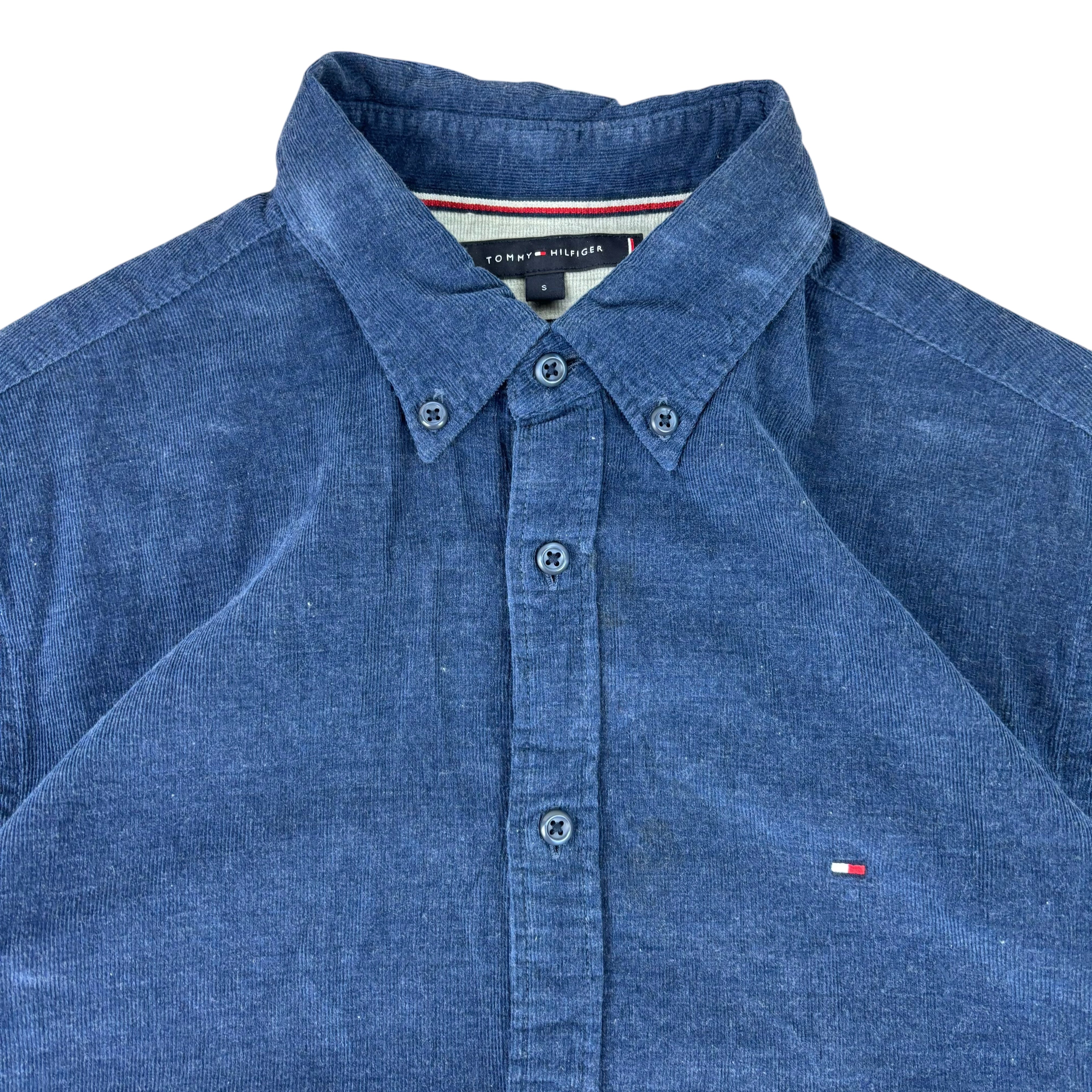 Tommy Hilfiger Navy Corduroy Shirt (S)