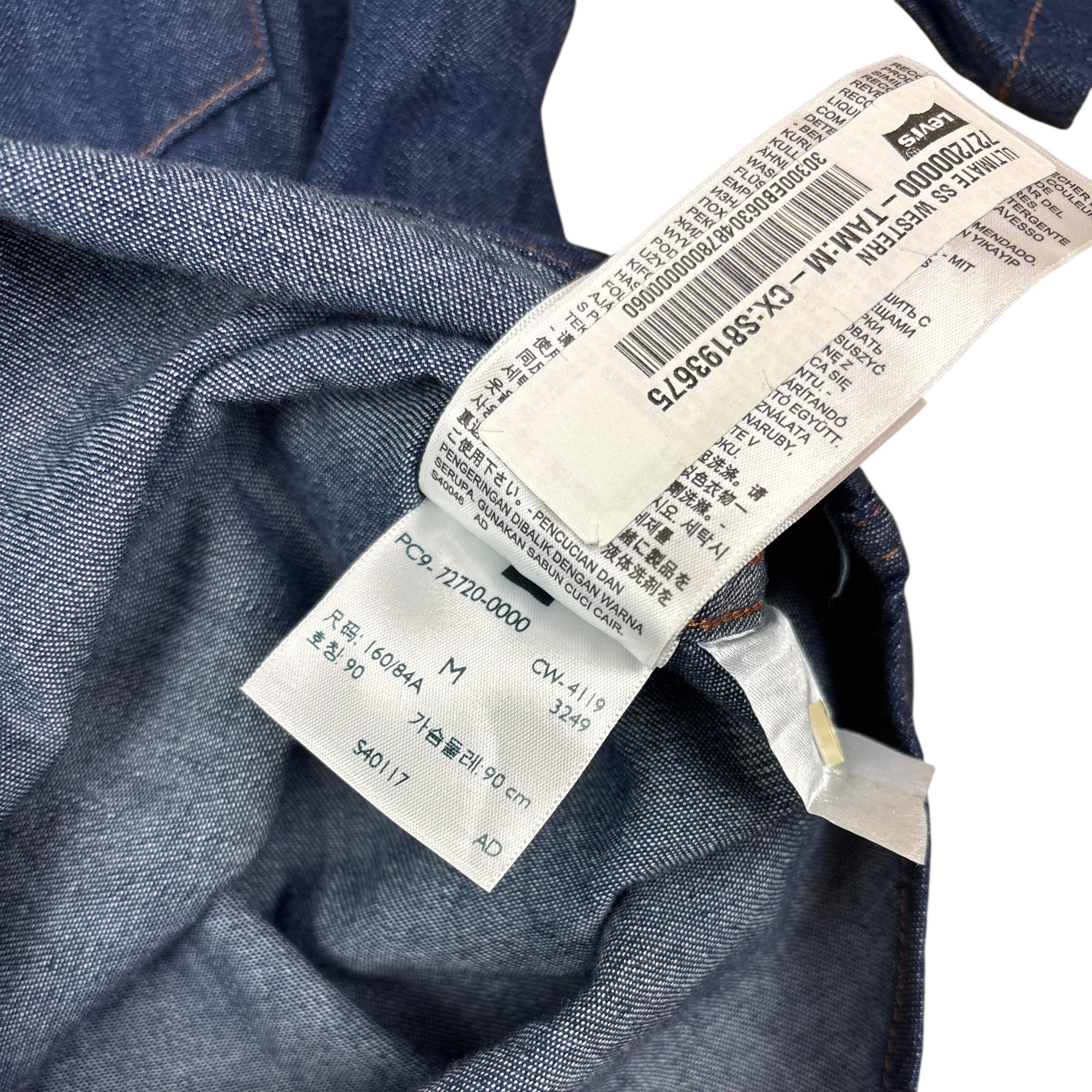Levi’s Western Denim Pearl Snap Shirt (Women’s M)