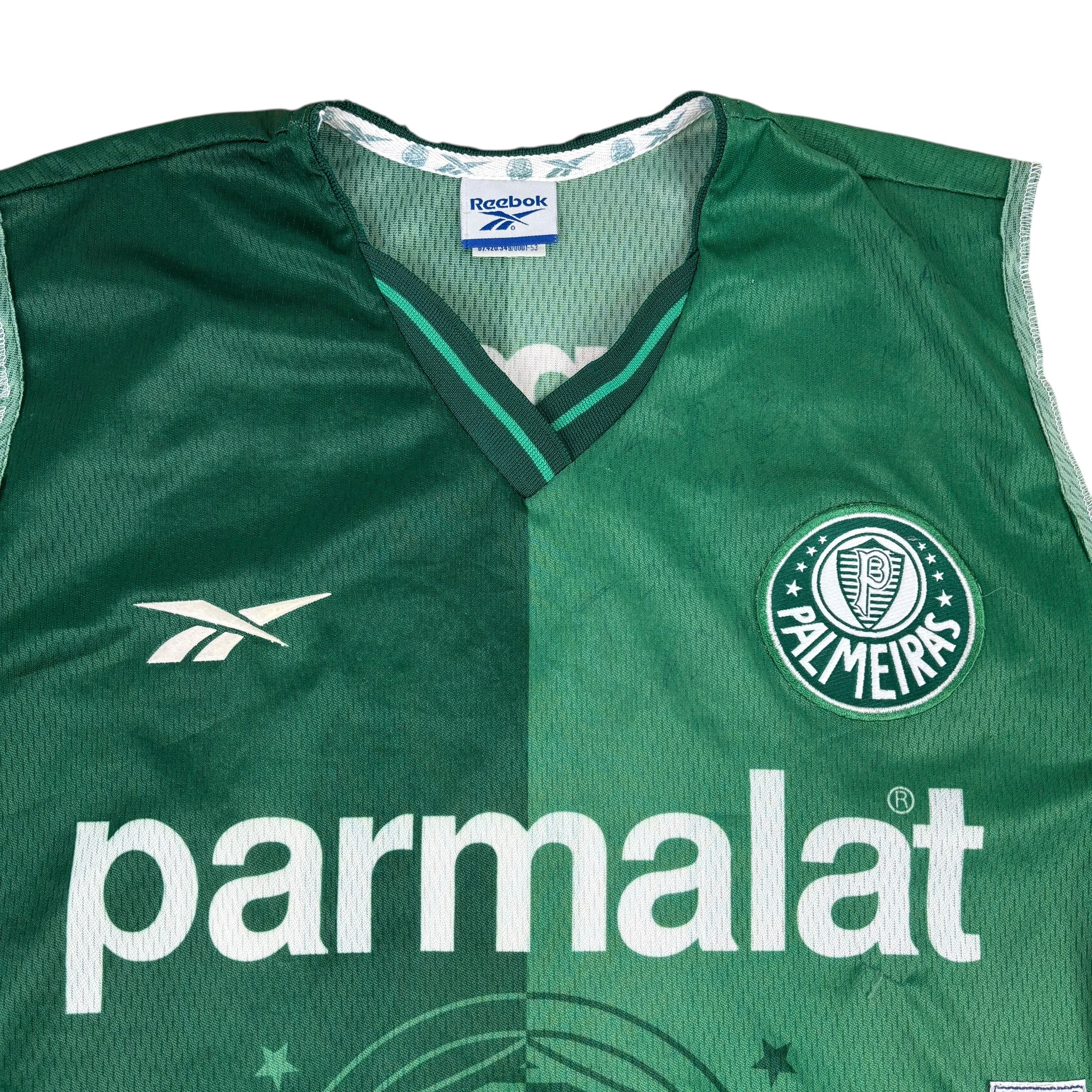 Reebok SE Palmeiras 1997 Reworked Home Jersey Vest (L)