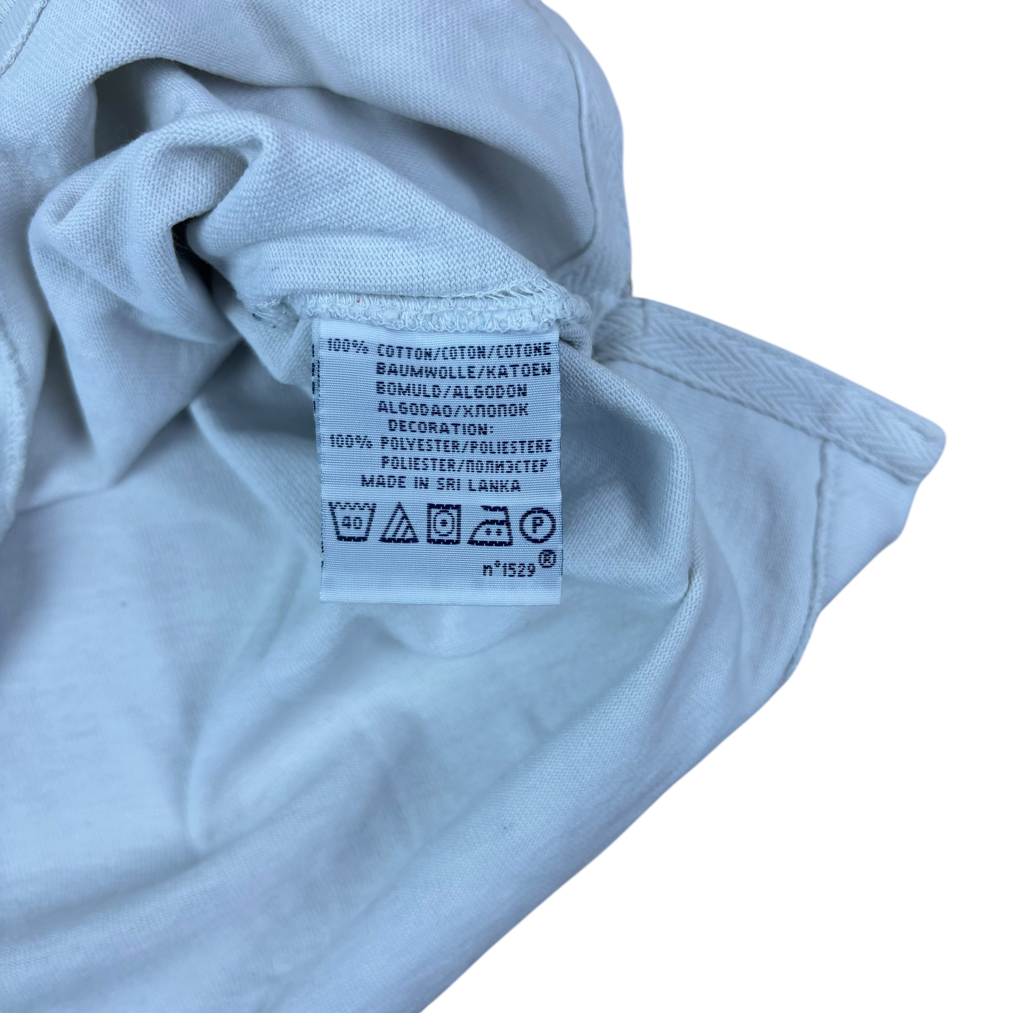 Polo Ralph Lauren 90s White Big Pony LS Polo Shirt (L)
