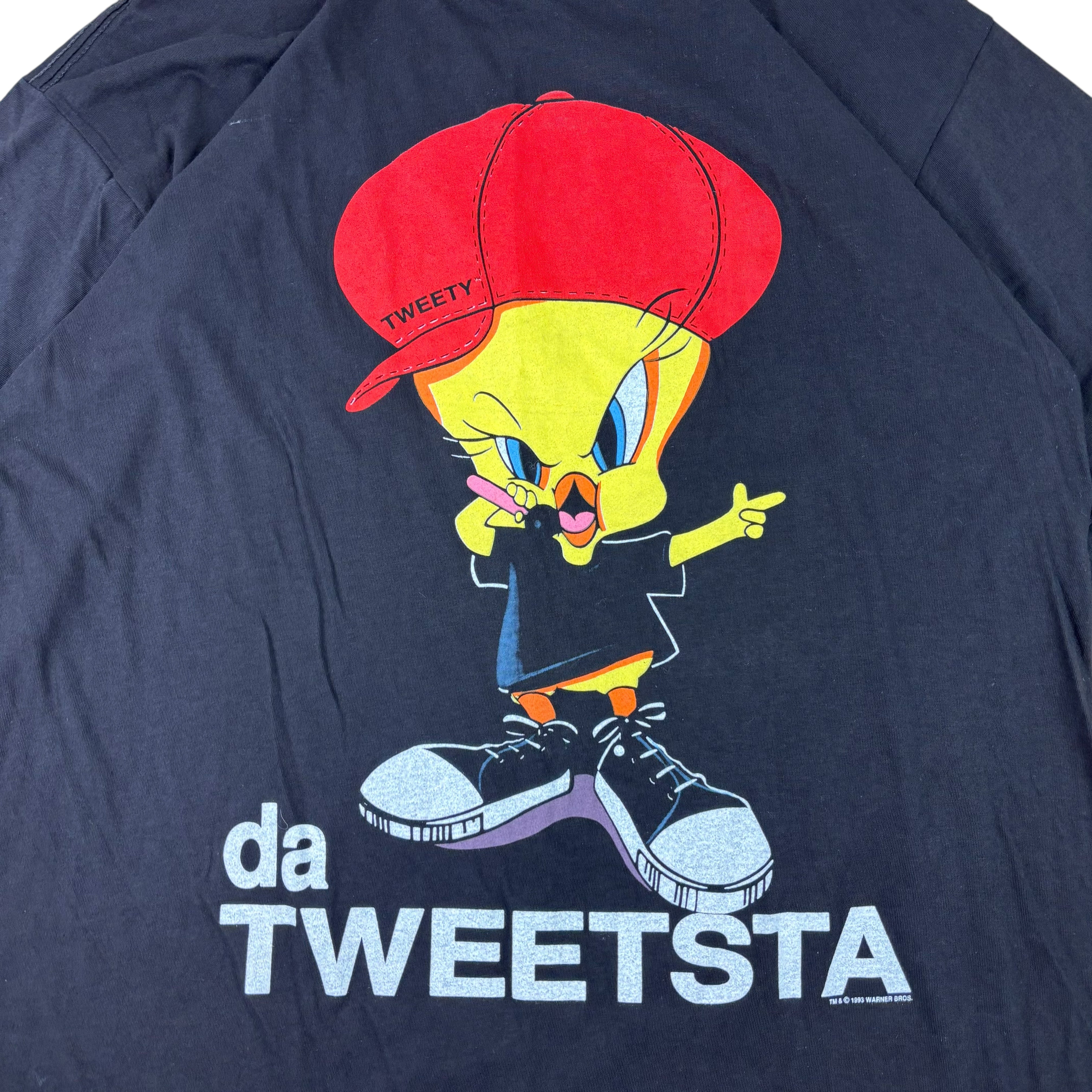 Looney Tunes 90s Tweety “Da Tweetsta” Graphic Tee (L)