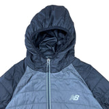 New Balance Hooded Logo Puffer (S)