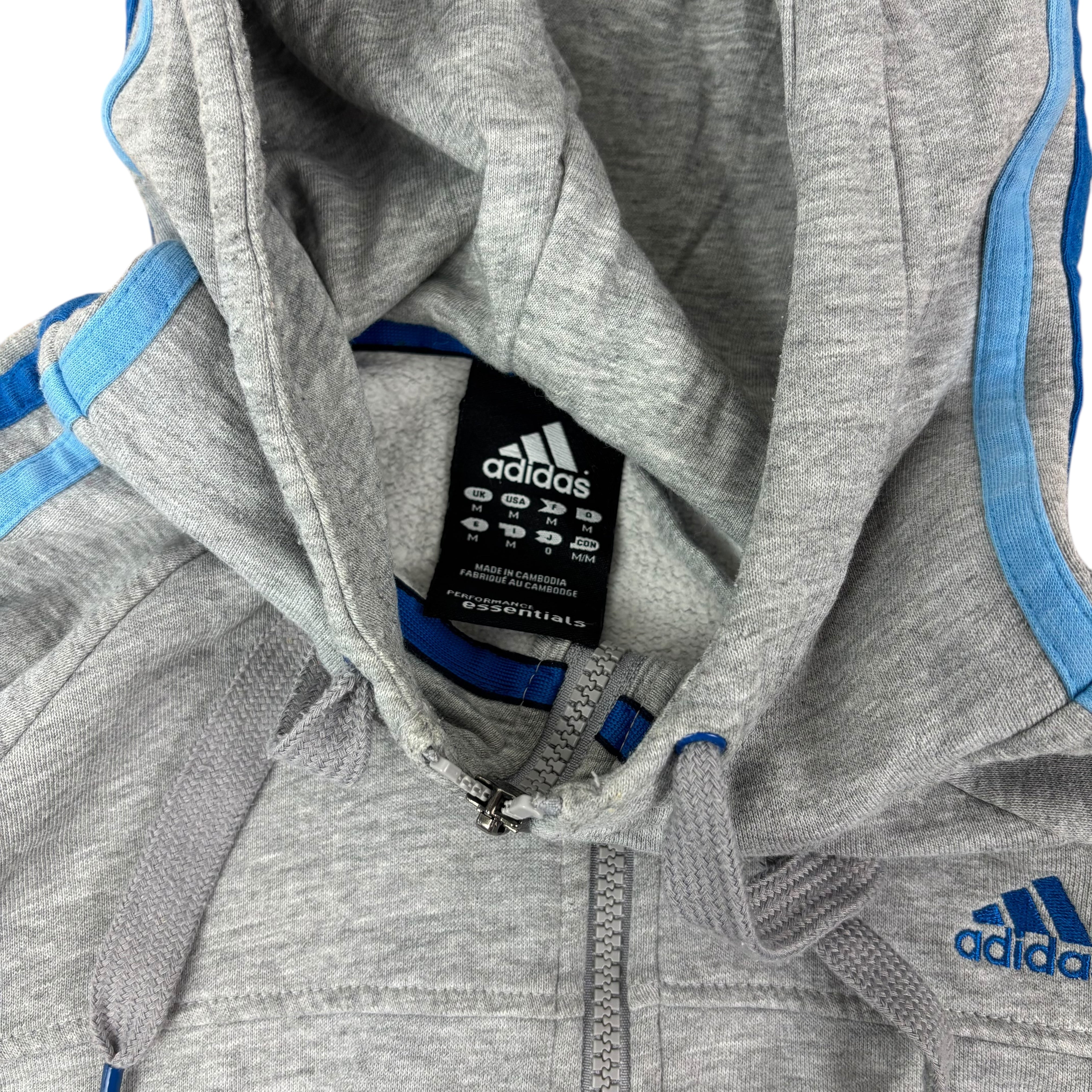 Adidas Performance Essentials Y2K Grey Hoodie (M)