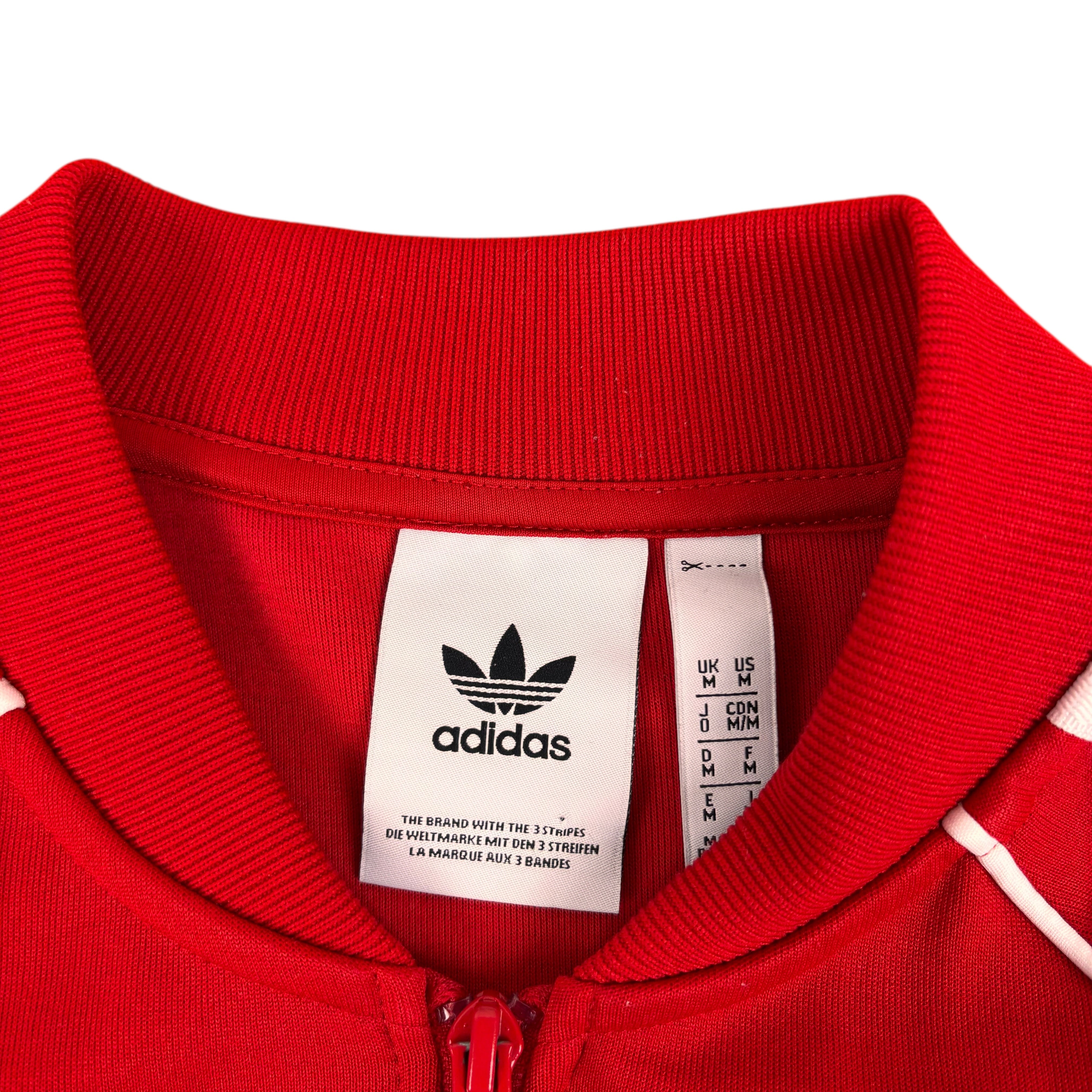 Adidas Red Bomber Track Jacket (M)