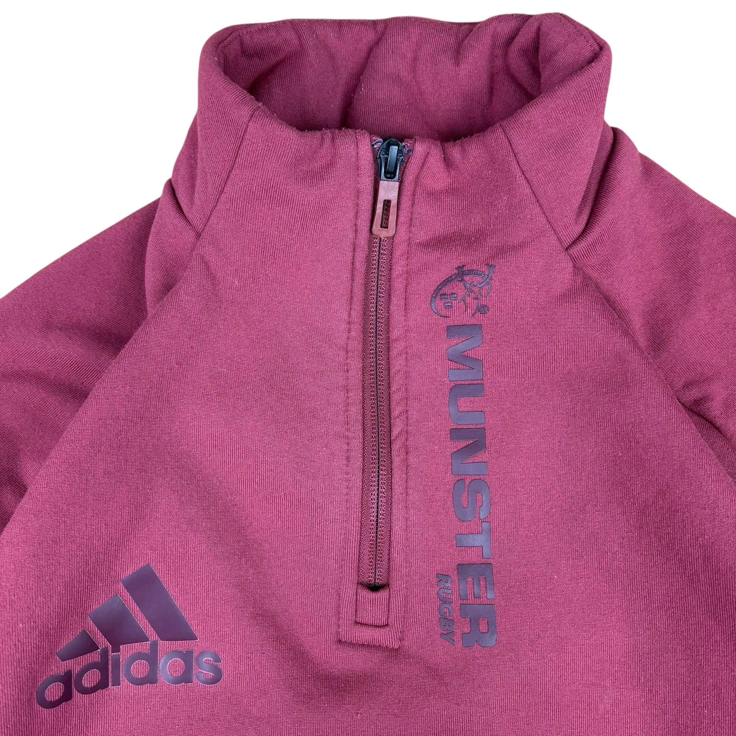 Adidas Munster Rugby 2020 Q-Zip Track Jacket (M)