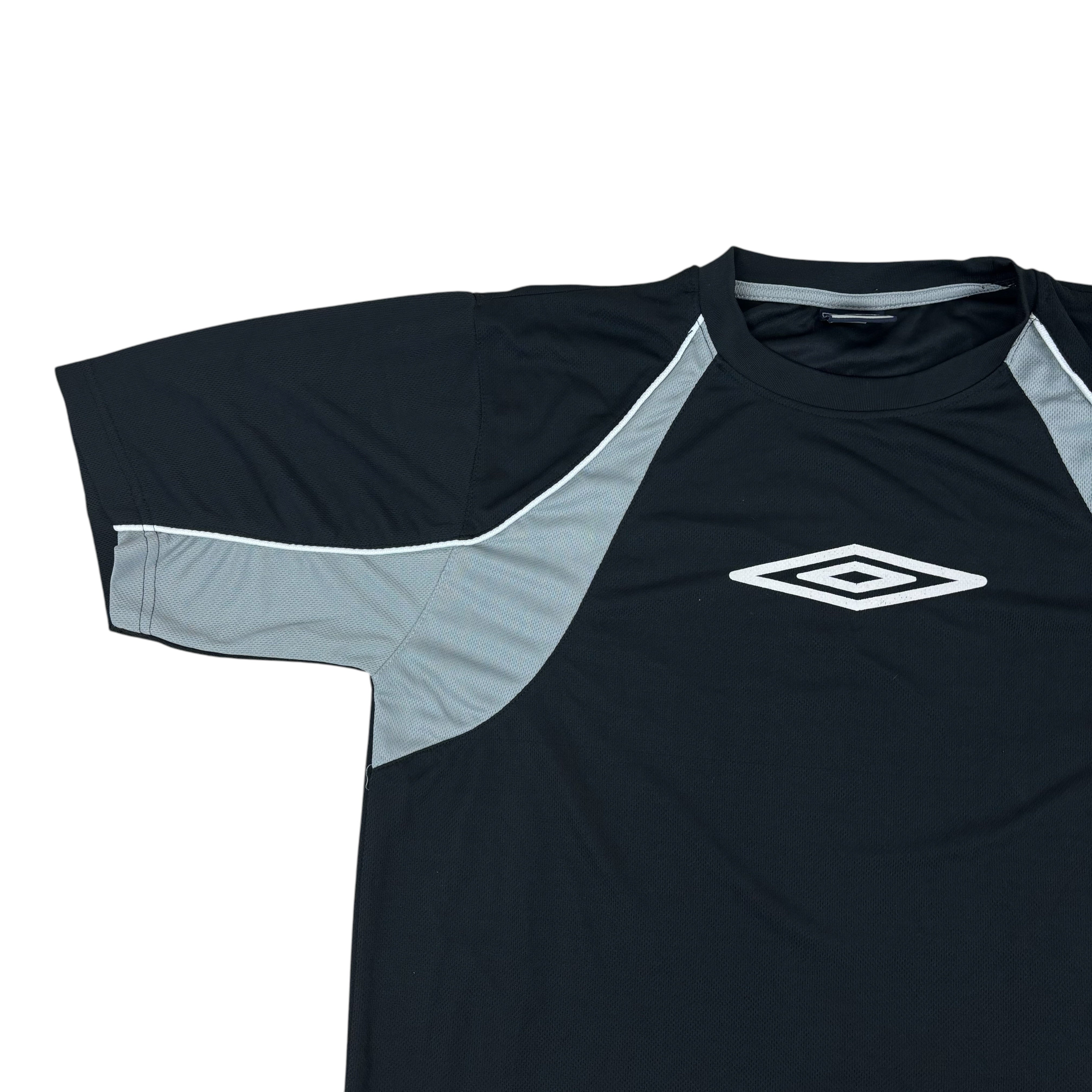 Umbro Black Y2K Logo Tee (S)