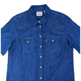 Levi’s Western Denim Pearl Snap Shirt (Women’s M)
