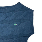 Lacoste Vintage Grey Knitted Sweater Vest (Women’s S)