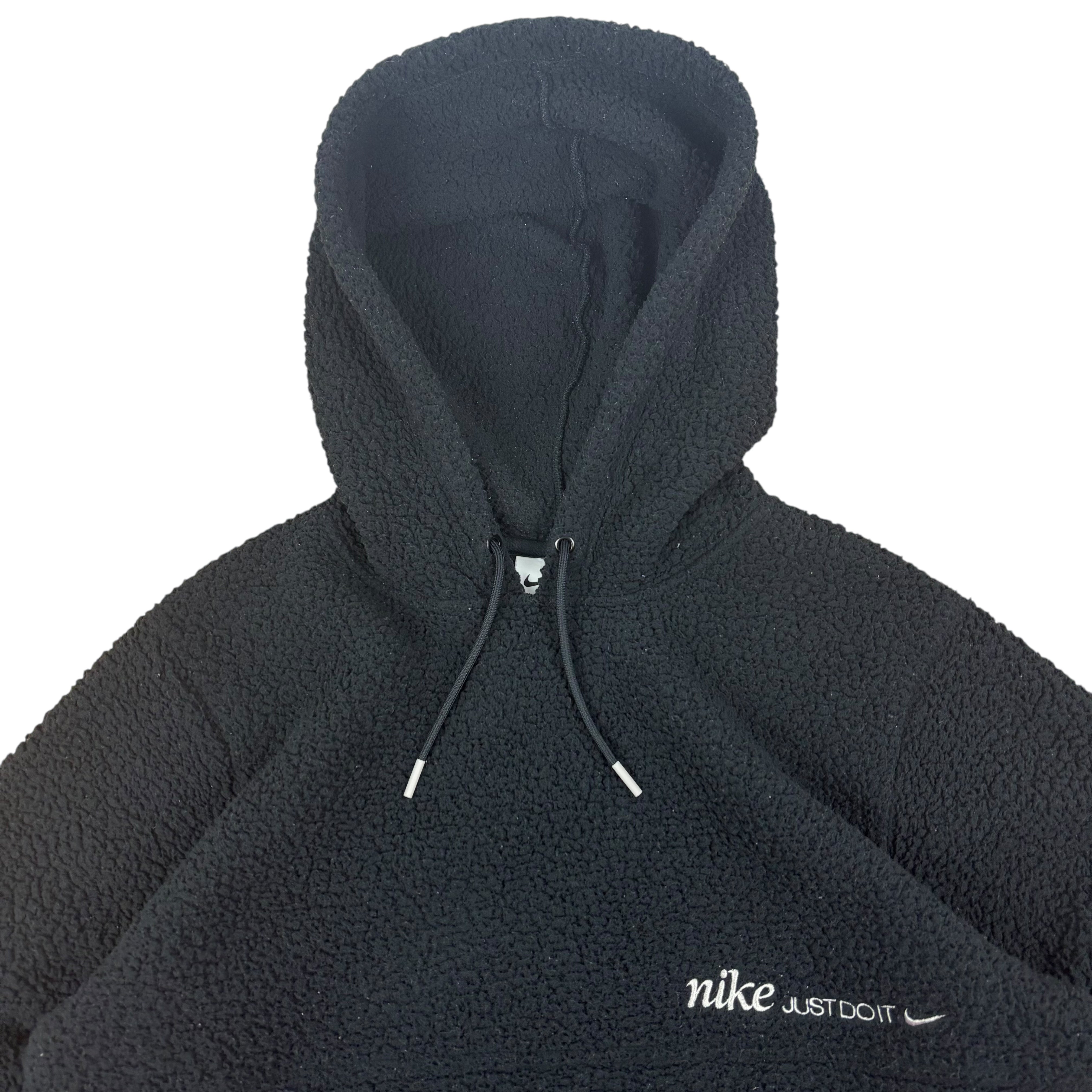 Nike “Just Do It” Black Sherpa Fleece (S)