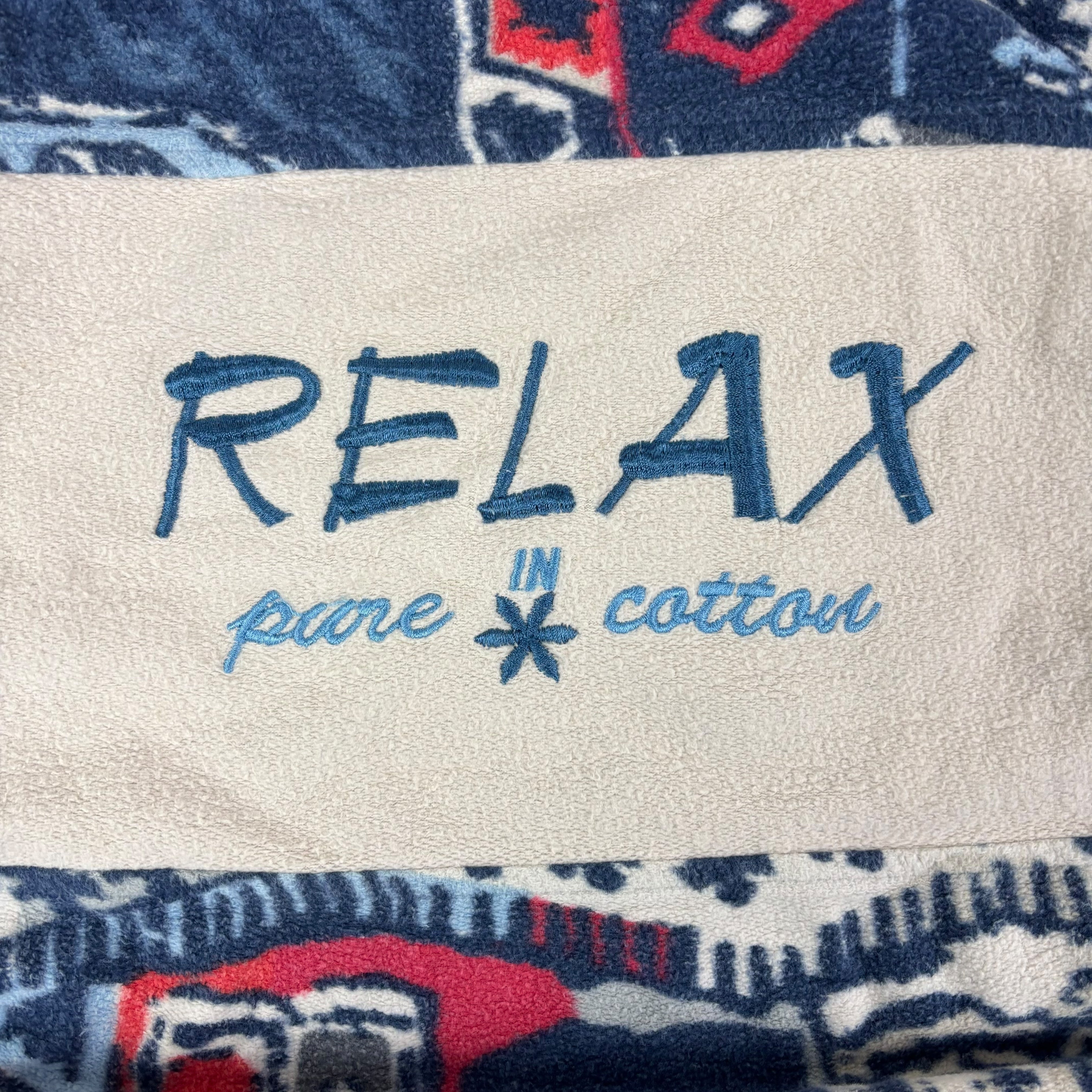 Line Vintage Pattern Fleece (XL)