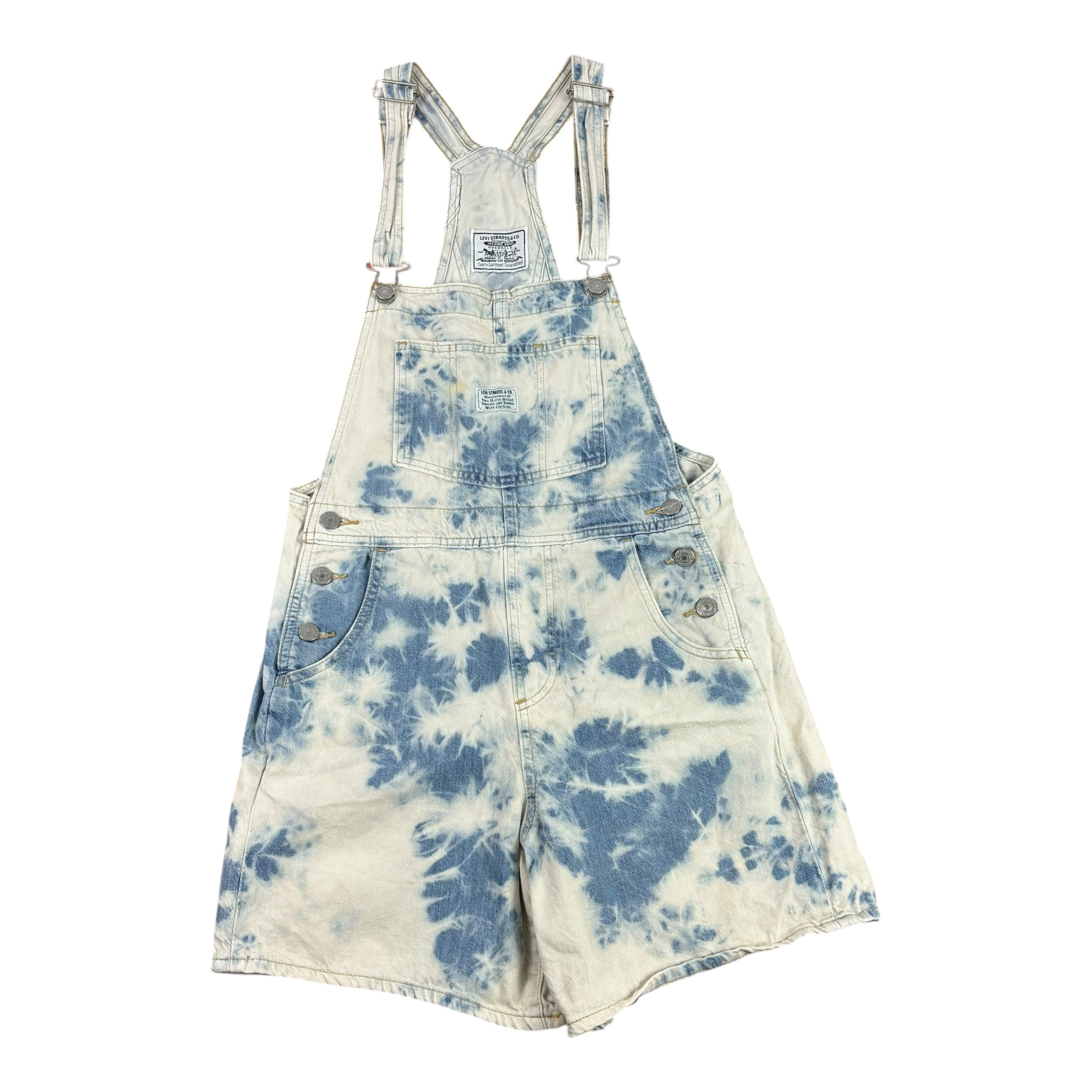 Levi’s Bleach-Dyed Denim Dungarees (Women’s XS)