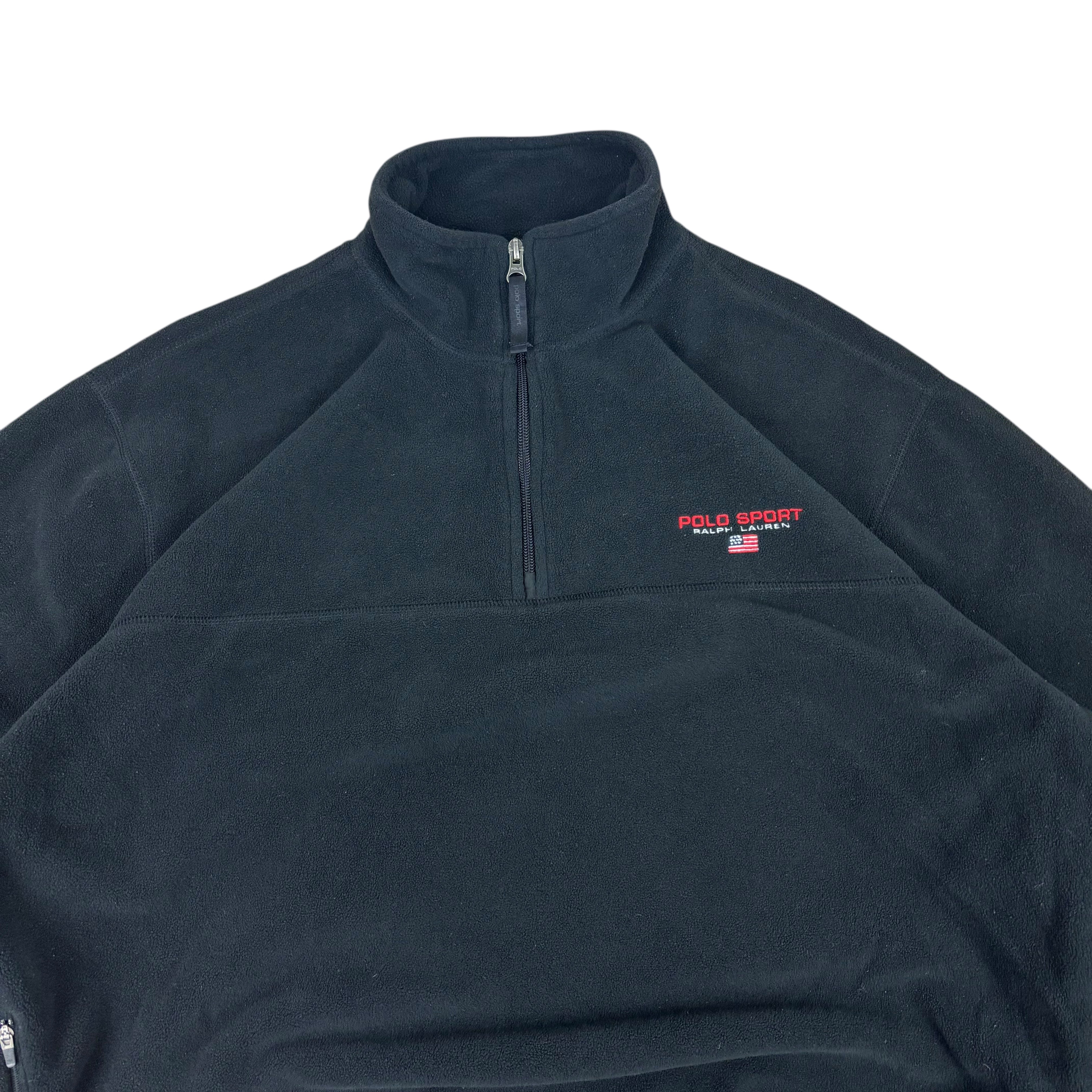 Polo Sport Ralph Lauren Black PolarTec Fleece (XL)
