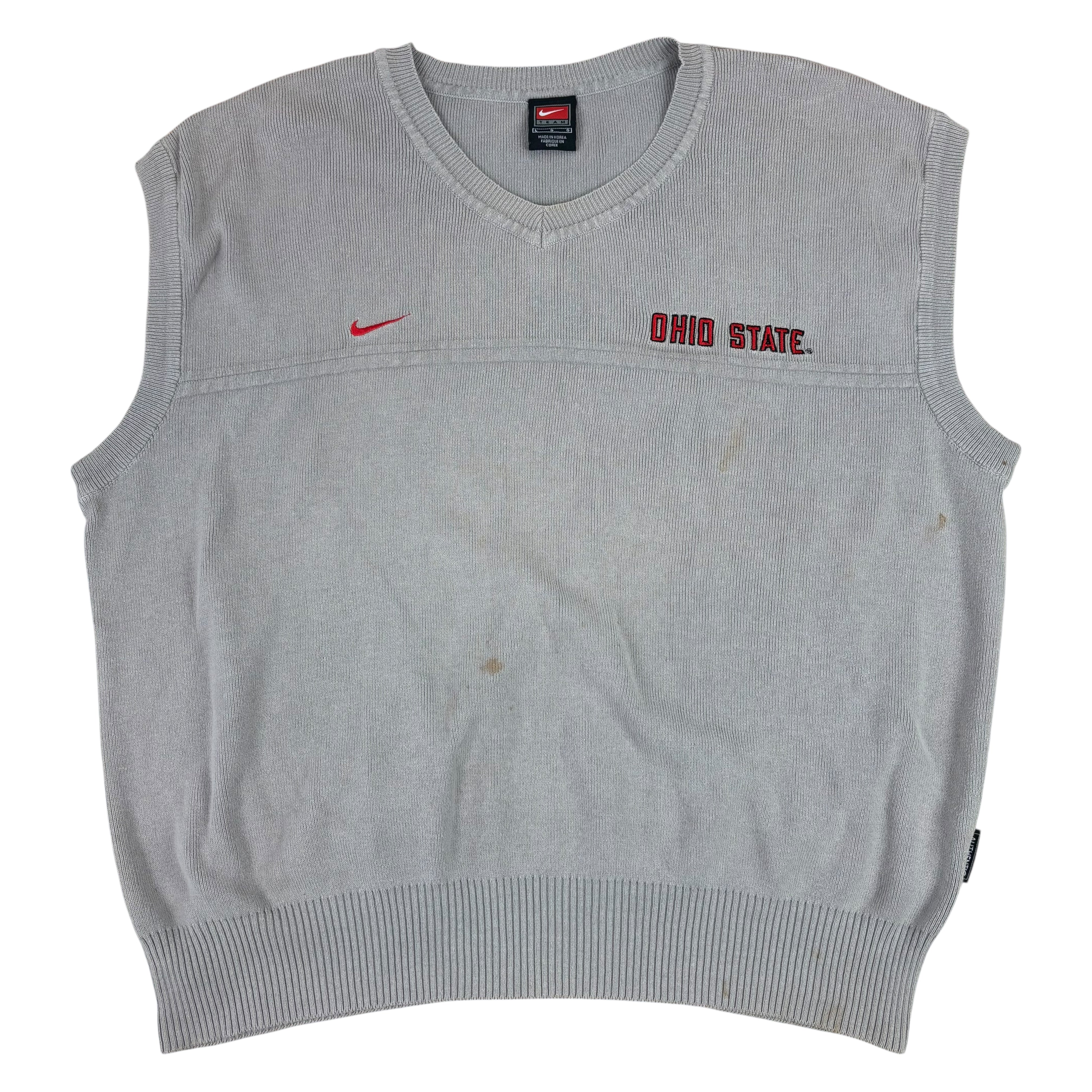 Nike Team Ohio State Buckeyes 2004 Knitted Vest (L)