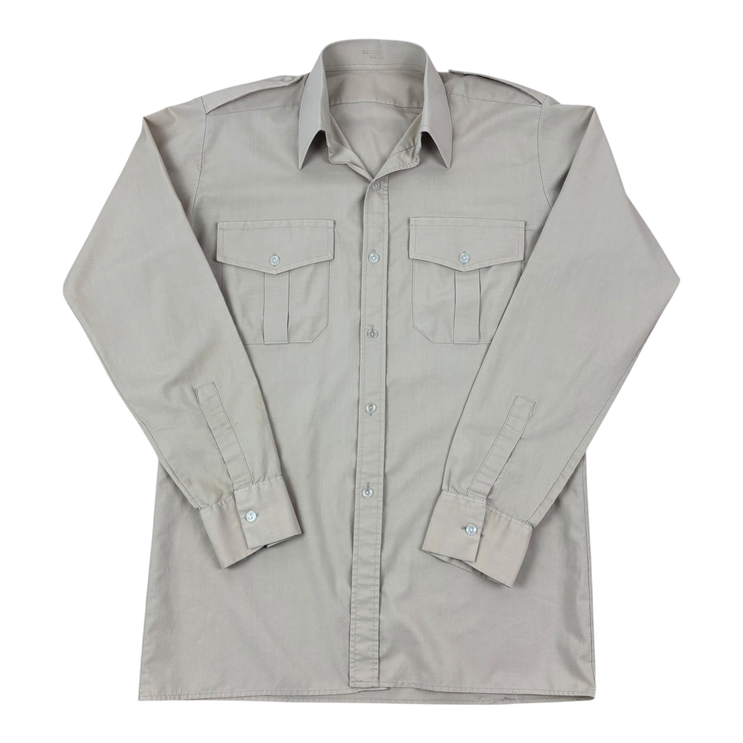 Irish Army 90s Tan LS Combat Shirt (S)