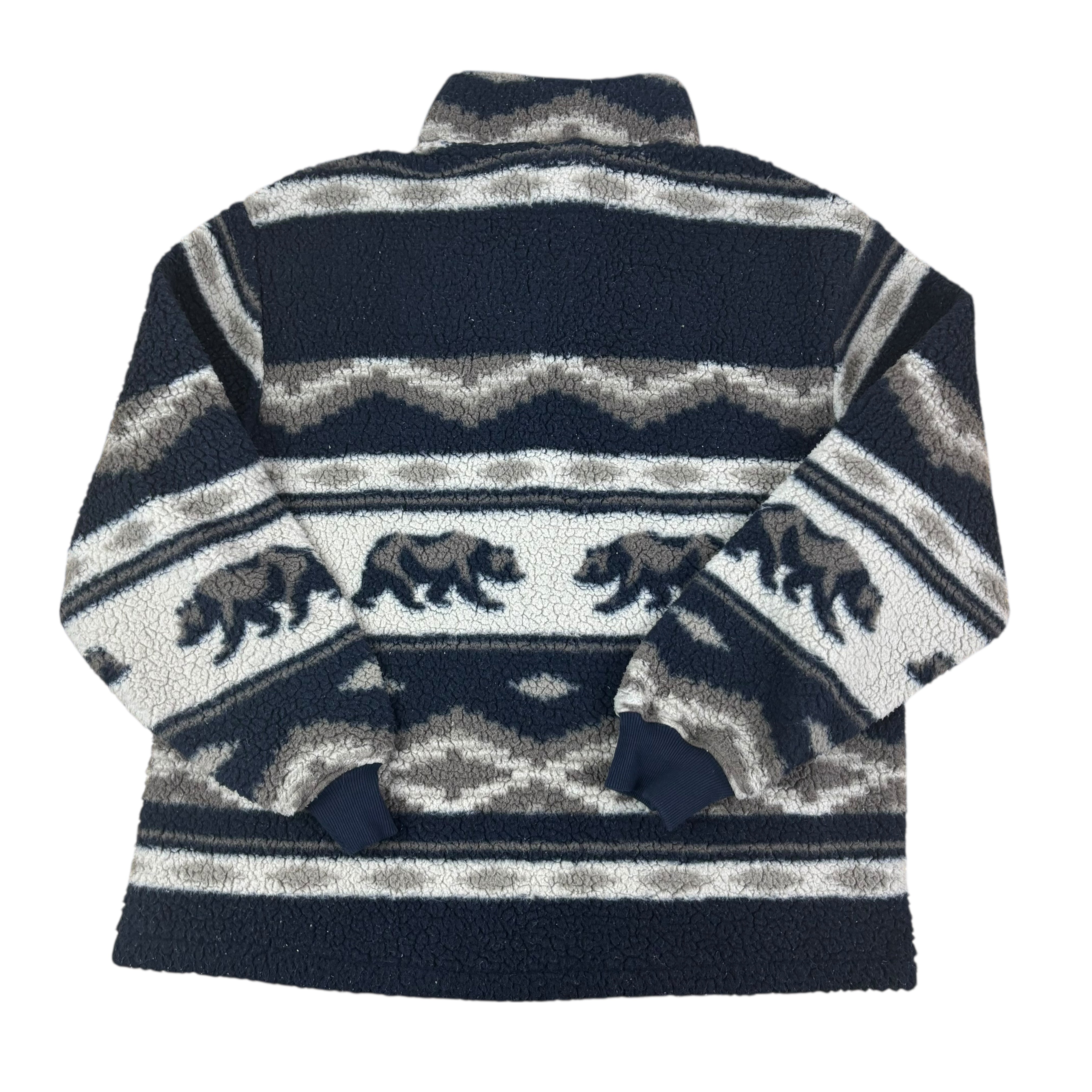 Old Navy Vintage Bear Pattern Fleece (M)