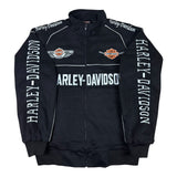 Harley Davidson 100 Year Anniversary 2003 Black Racing Jacket (L-XL)