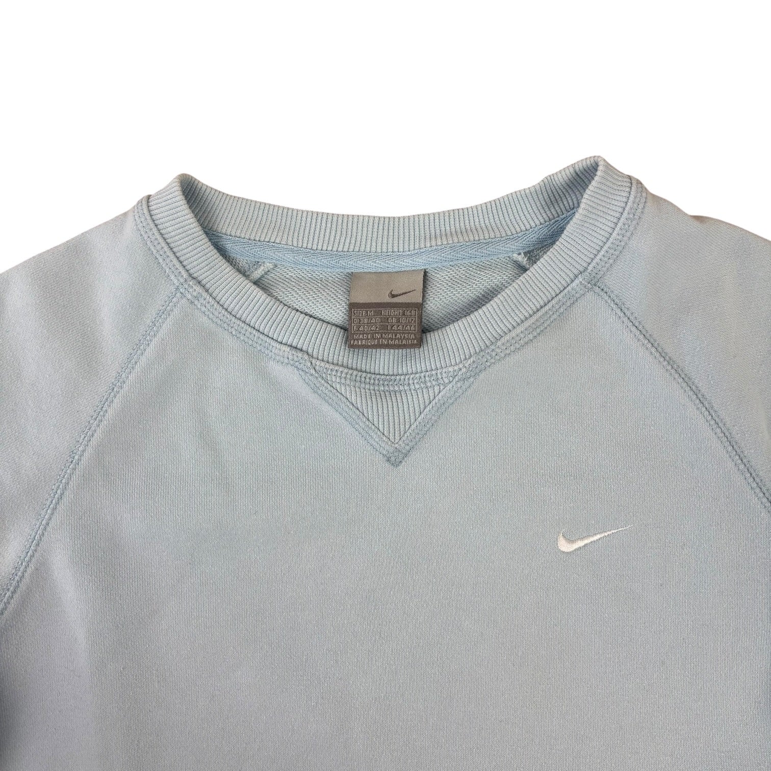 Nike Y2K Baby Blue Cropped Sweater (Women’s M)