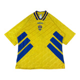Adidas Sweden Football 1994/96 No.9 Home Jersey (XL)