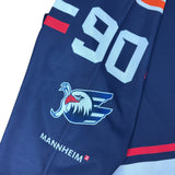Owayo Adler Mannheim German Ice Hockey 2018/19 No.90 Adam Alternate Charity Jersey (XL)