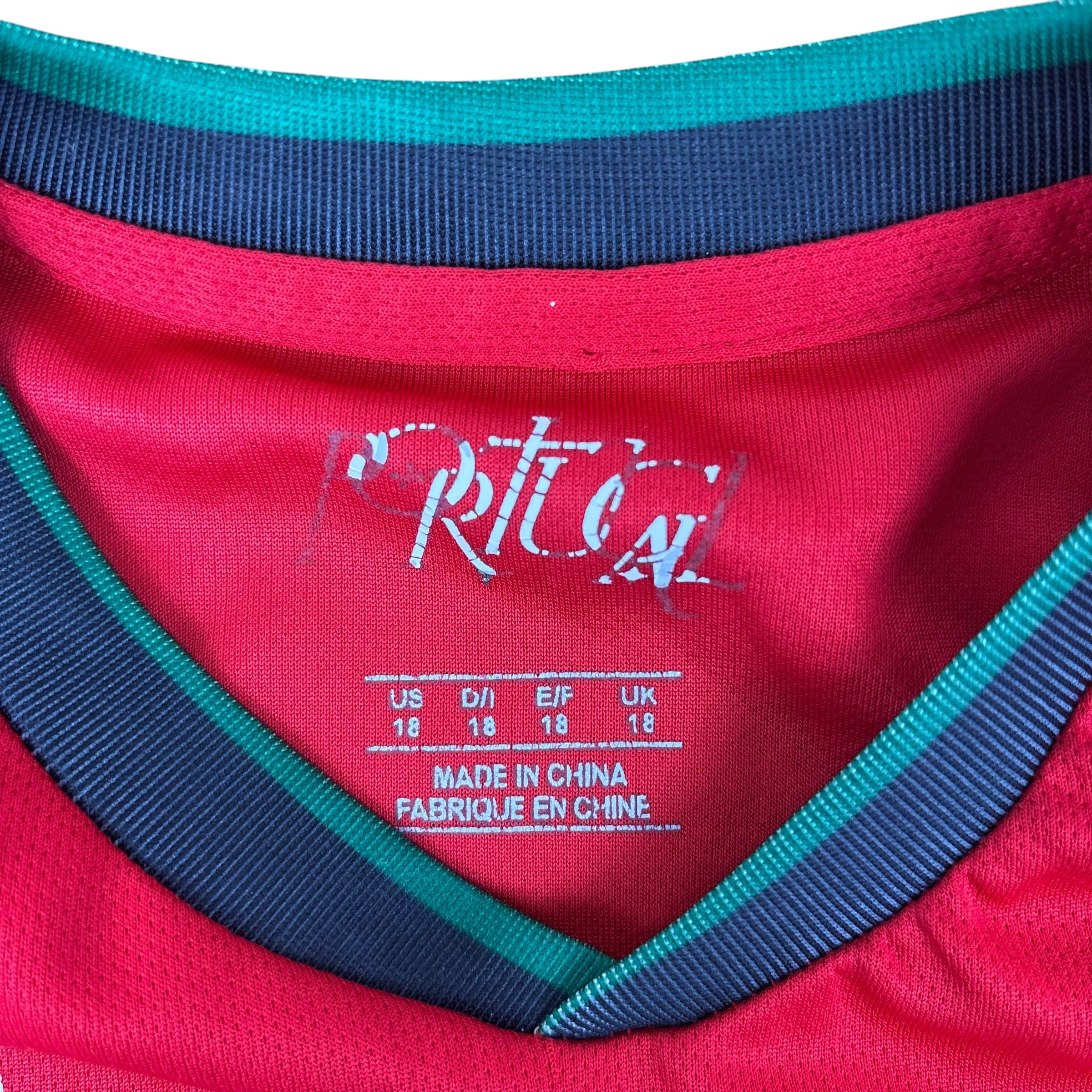 Portugal National Team Retro Ronaldo No.7 Jersey (6-7yrs)