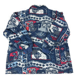 Line Vintage Pattern Fleece (XL)