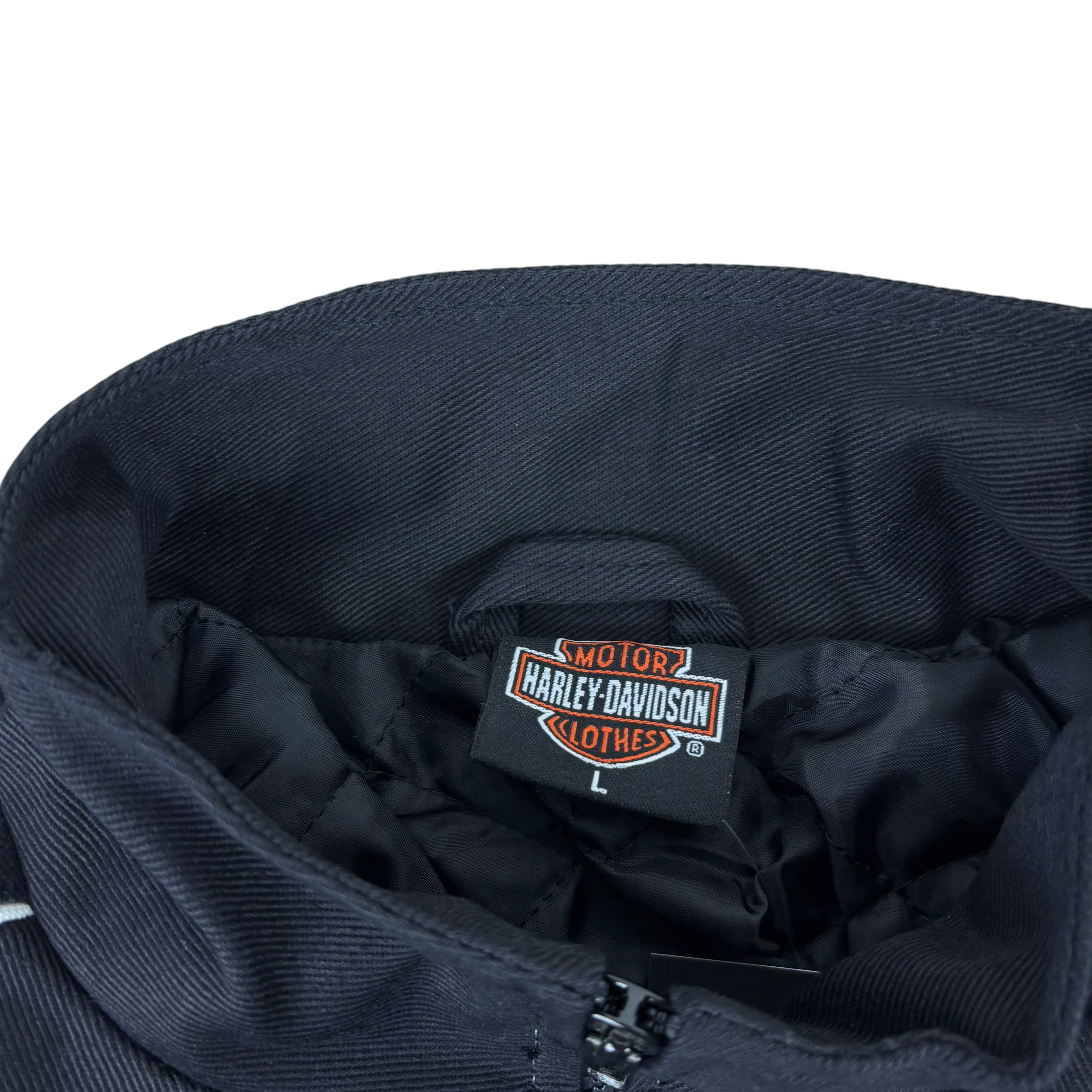 Harley Davidson 100 Year Anniversary 2003 Black Racing Jacket (L-XL)