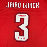 Adidas SC Internacional 2022/23 Jairo Winck No.3 Home Jersey (2XL)