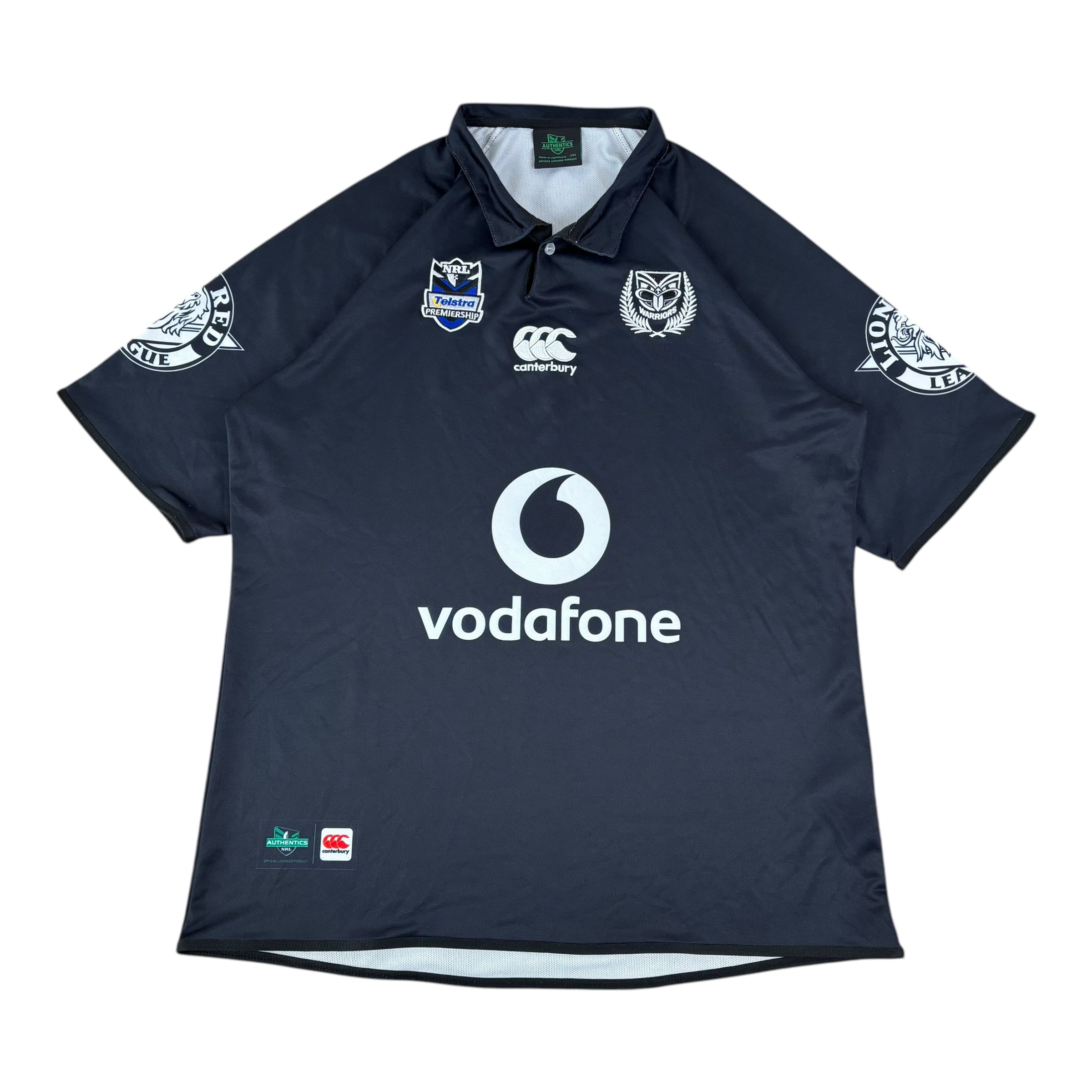 Canterbury Authentics New Zealand Warriors Rugby 2011 Black Fern Jersey (4XL)