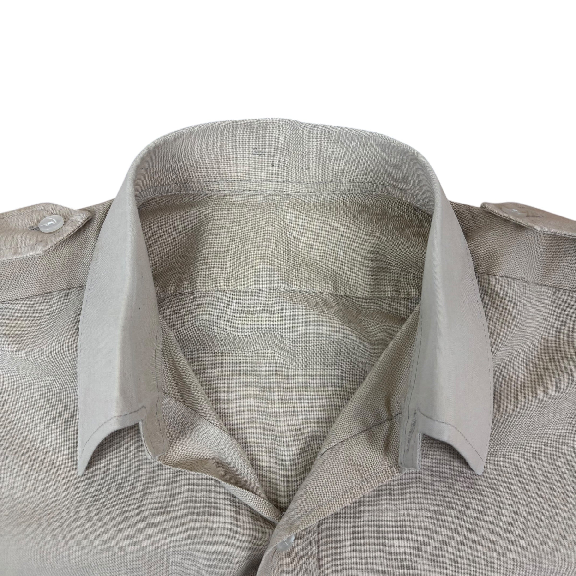 Irish Army 90s Tan LS Combat Shirt (S)