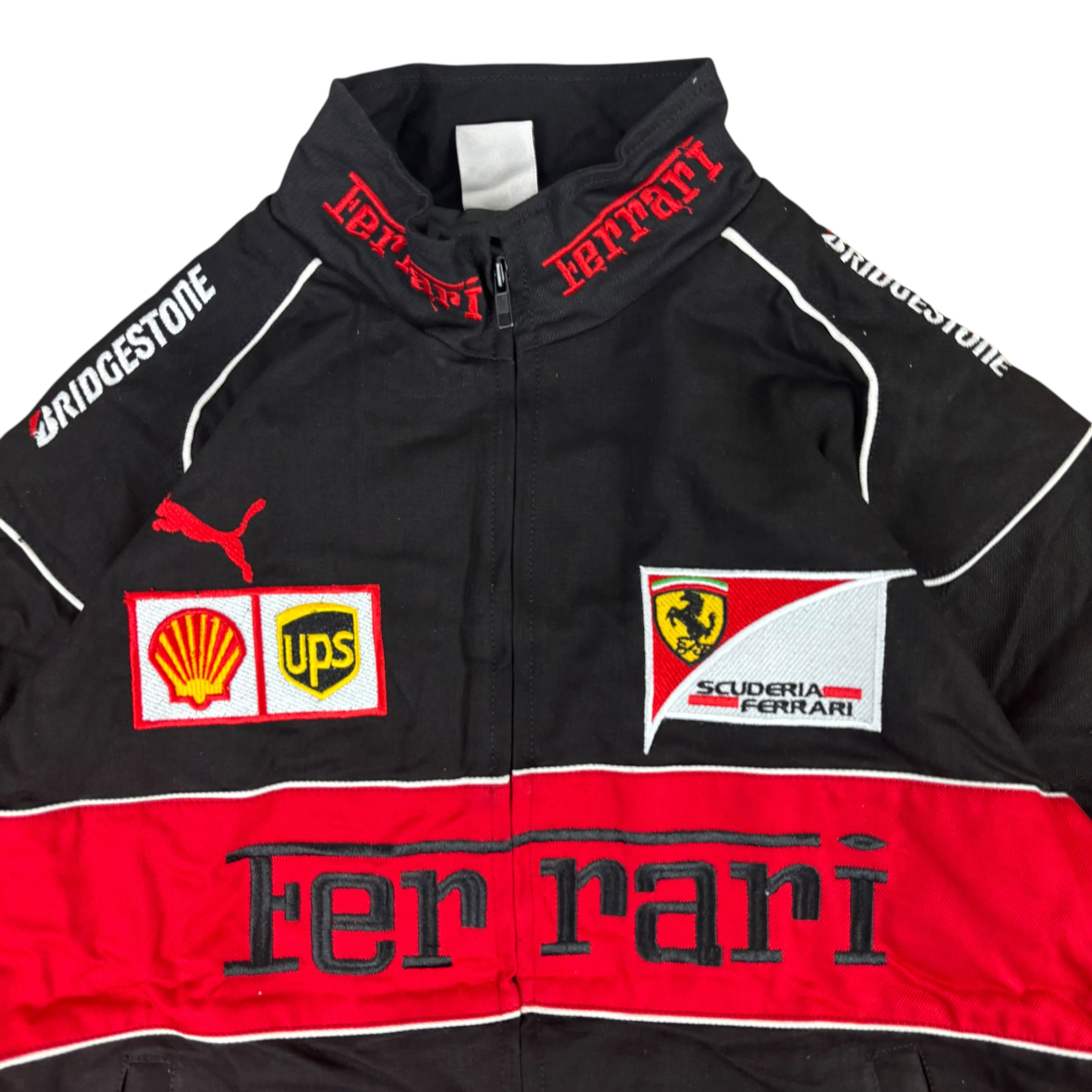 Puma Scuderia Ferrari Black F1 Racing Jacket (L)