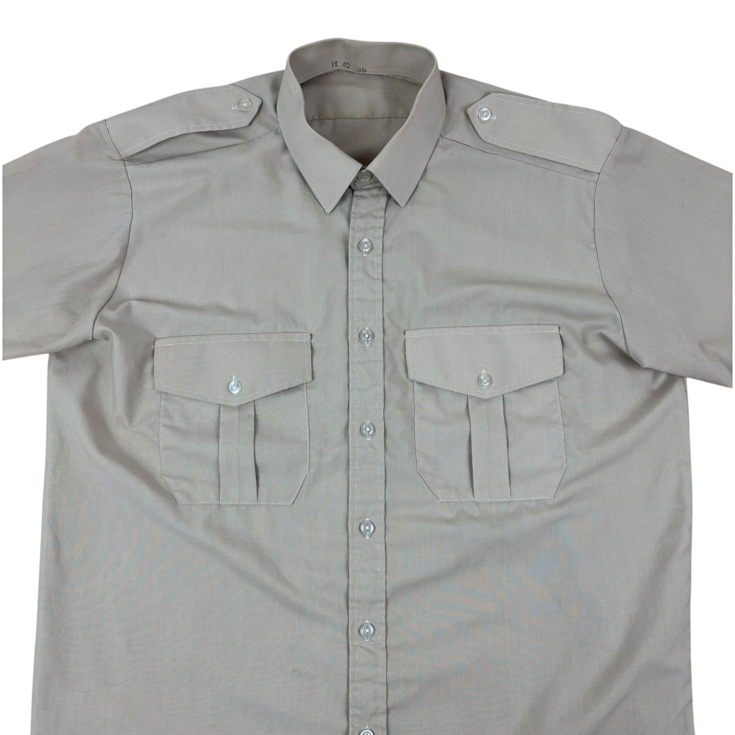 Irish Army 1991 Tan SS Combat Shirt (M)