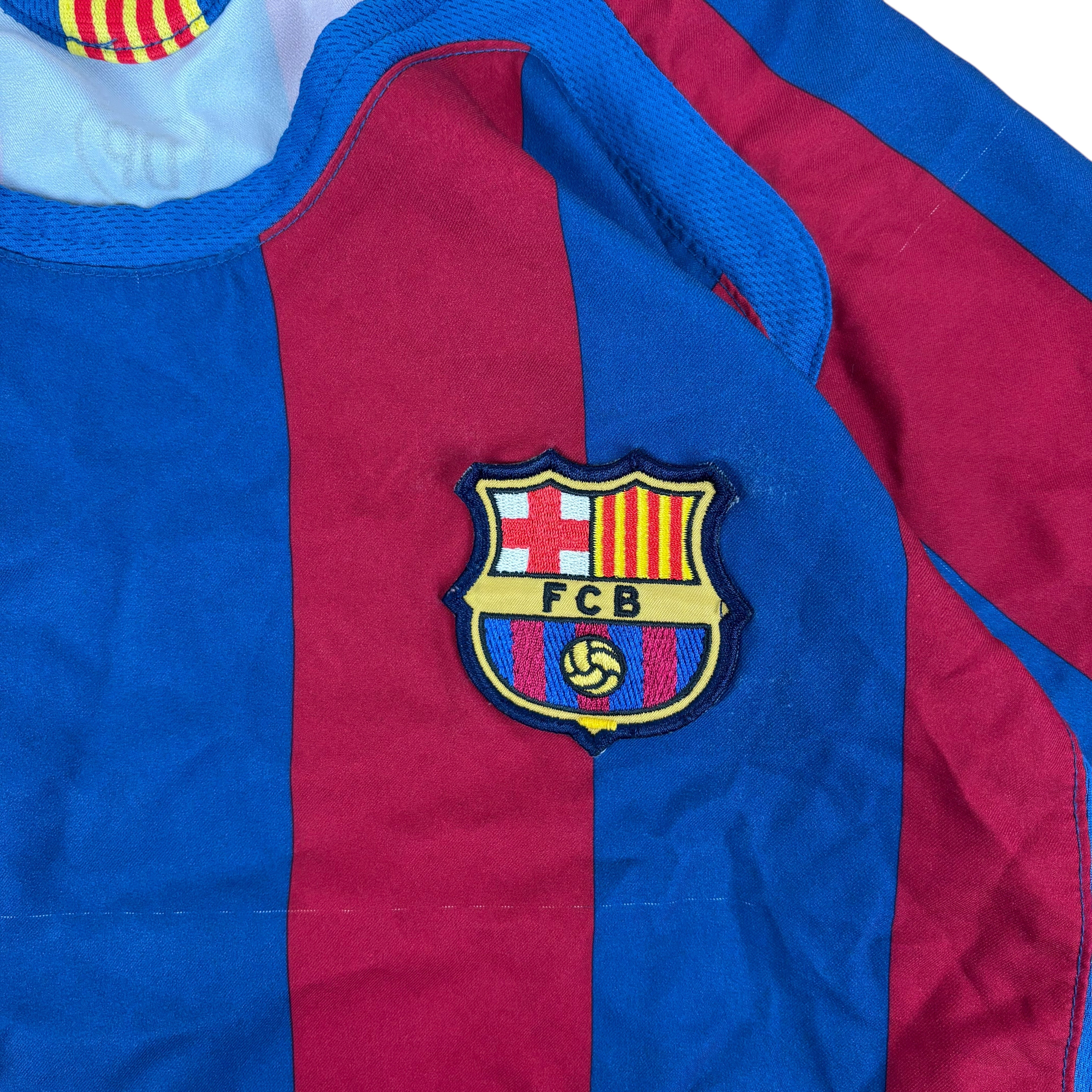 Nike T90 FC Barcelona 2005/06 Home Jersey (XS)