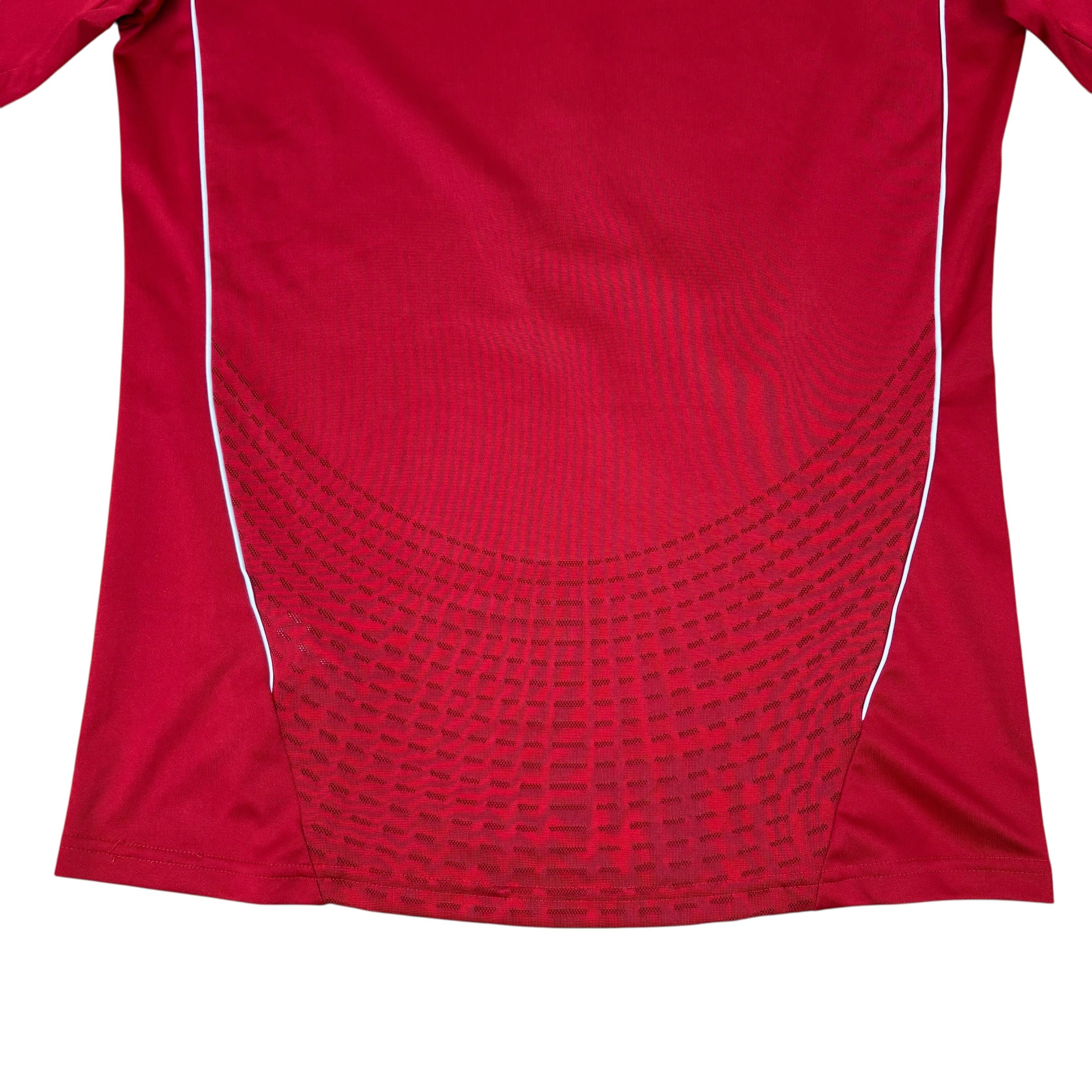 Adidas Red Y2K Logo Tee (S)