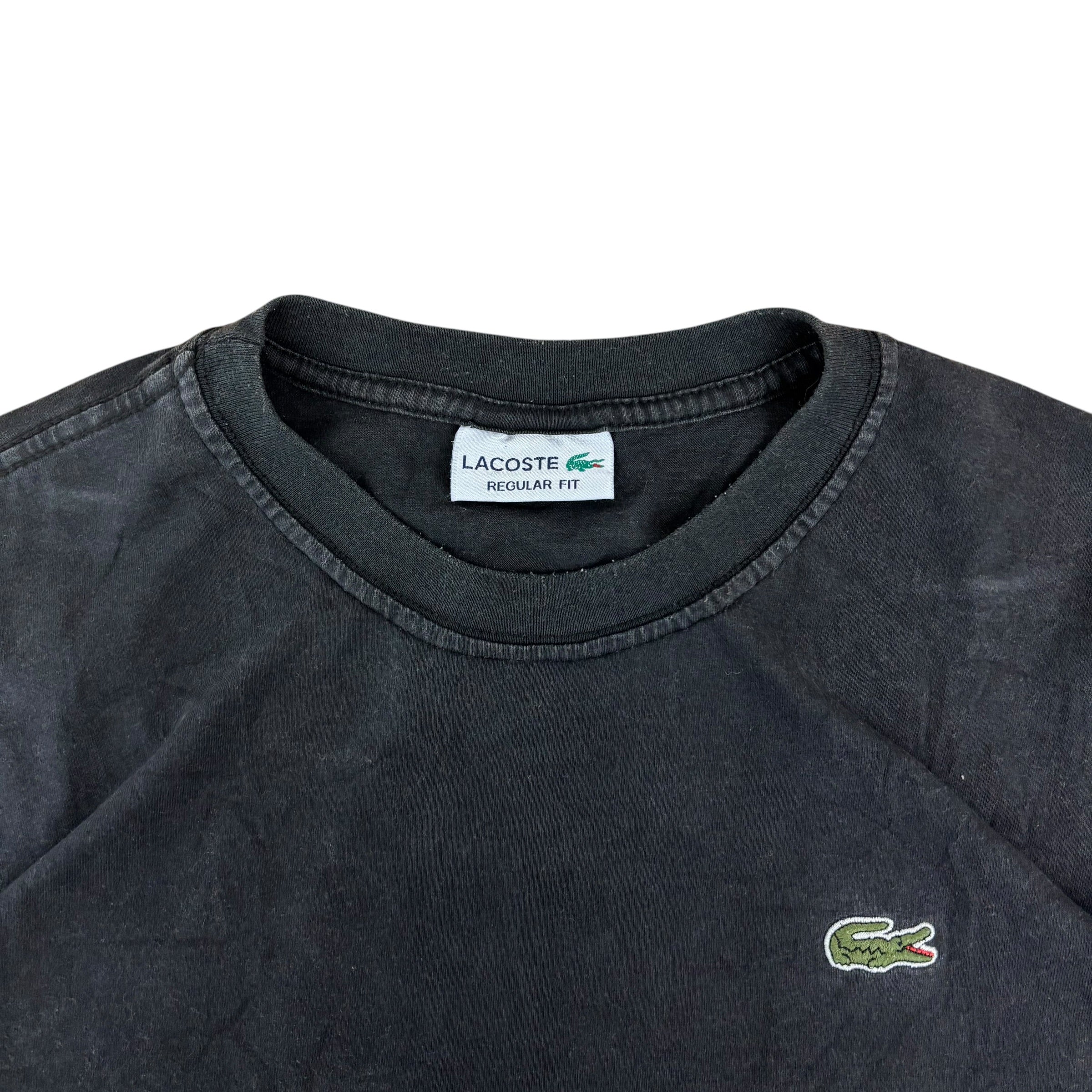 Lacoste Black Logo Tee (L)