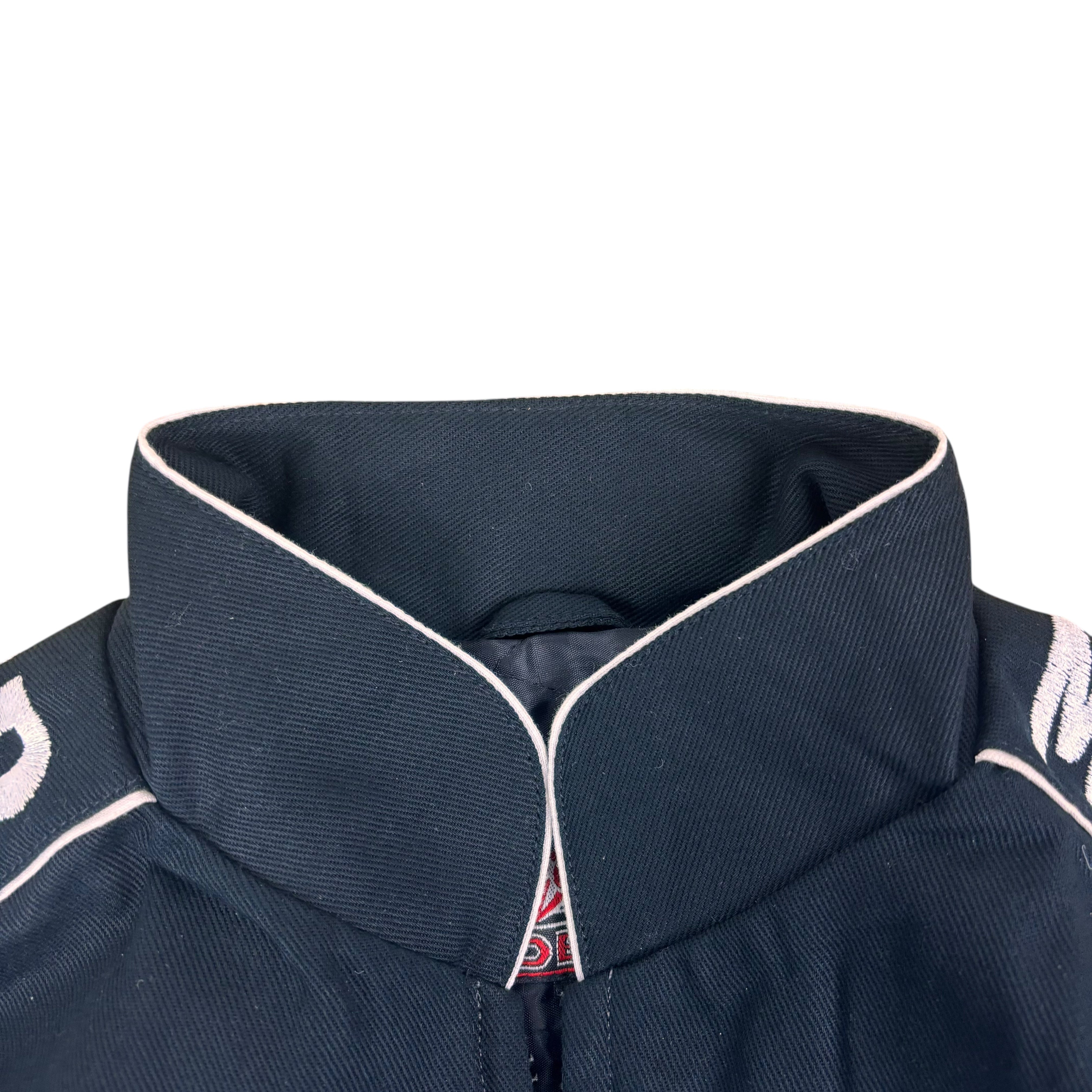 JHDesign Black Ford Mustang NASCAR Racing Jacket (L)