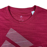Adidas Red Logo Graphic Tee (Women’s M)