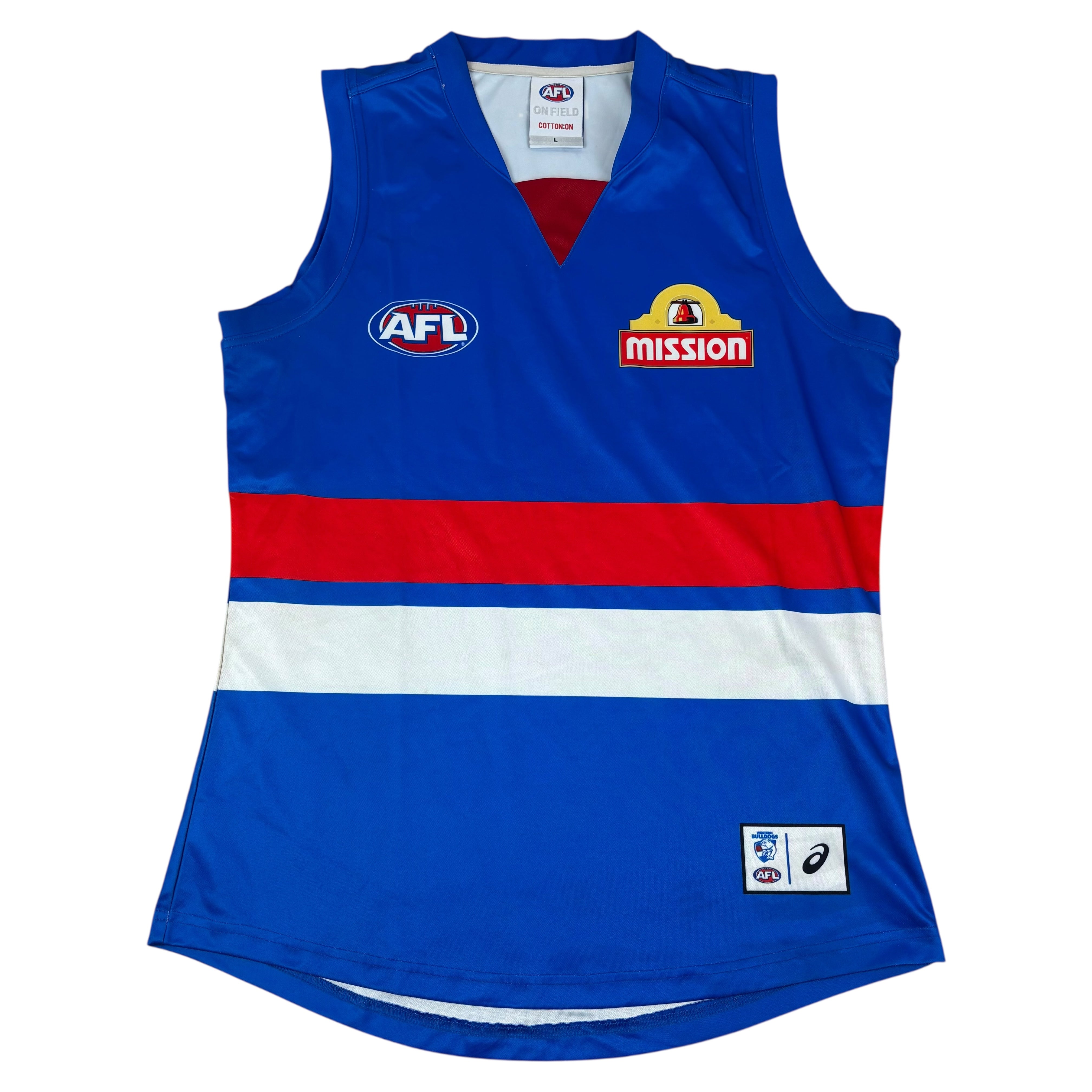 Asics Western Bulldogs AFL 2019/20 Home Jersey (L)