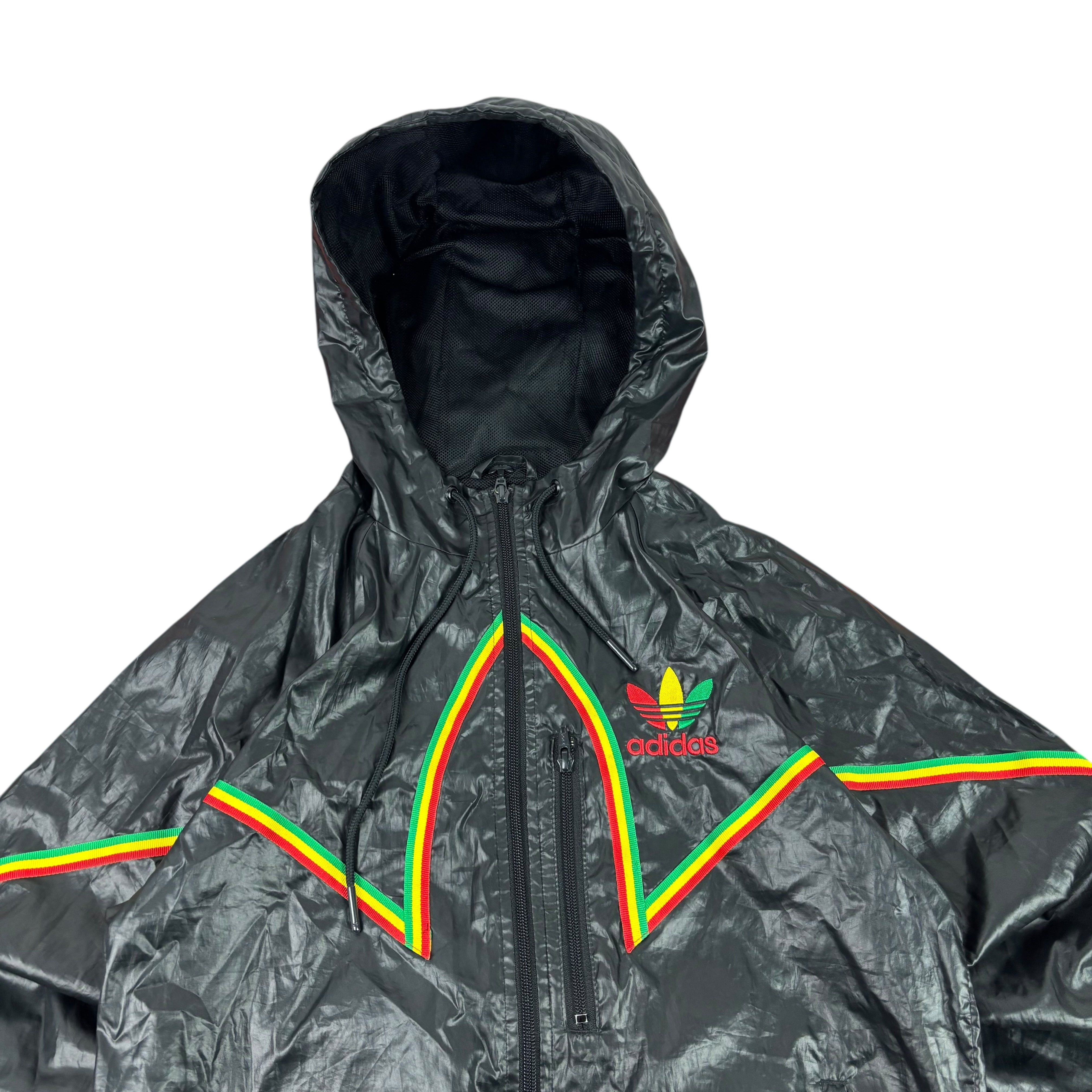 Adidas Y2K Rasta Windbreaker (S)