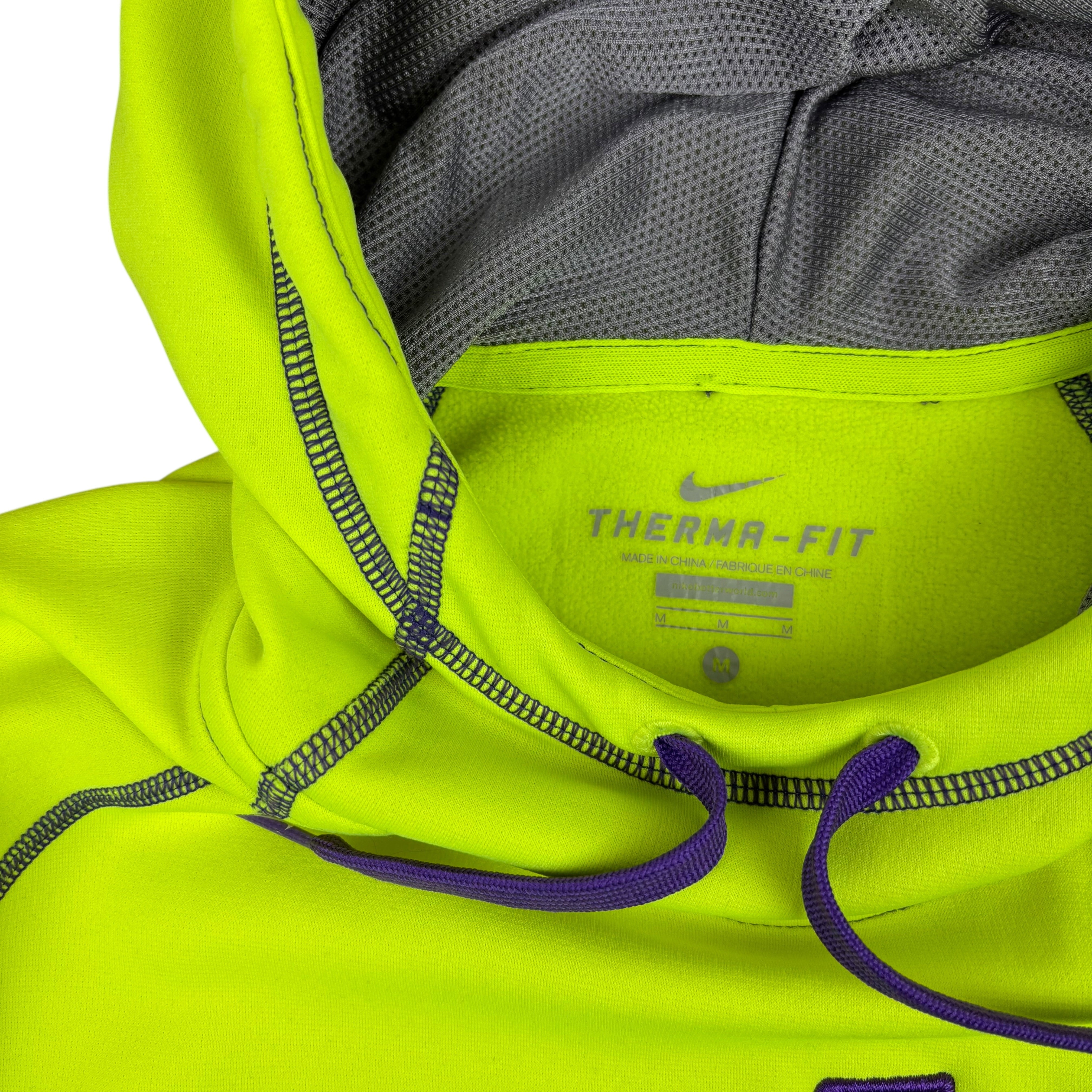 Nike Neon Yellow Spell-Out Hoodie (Women’s M)