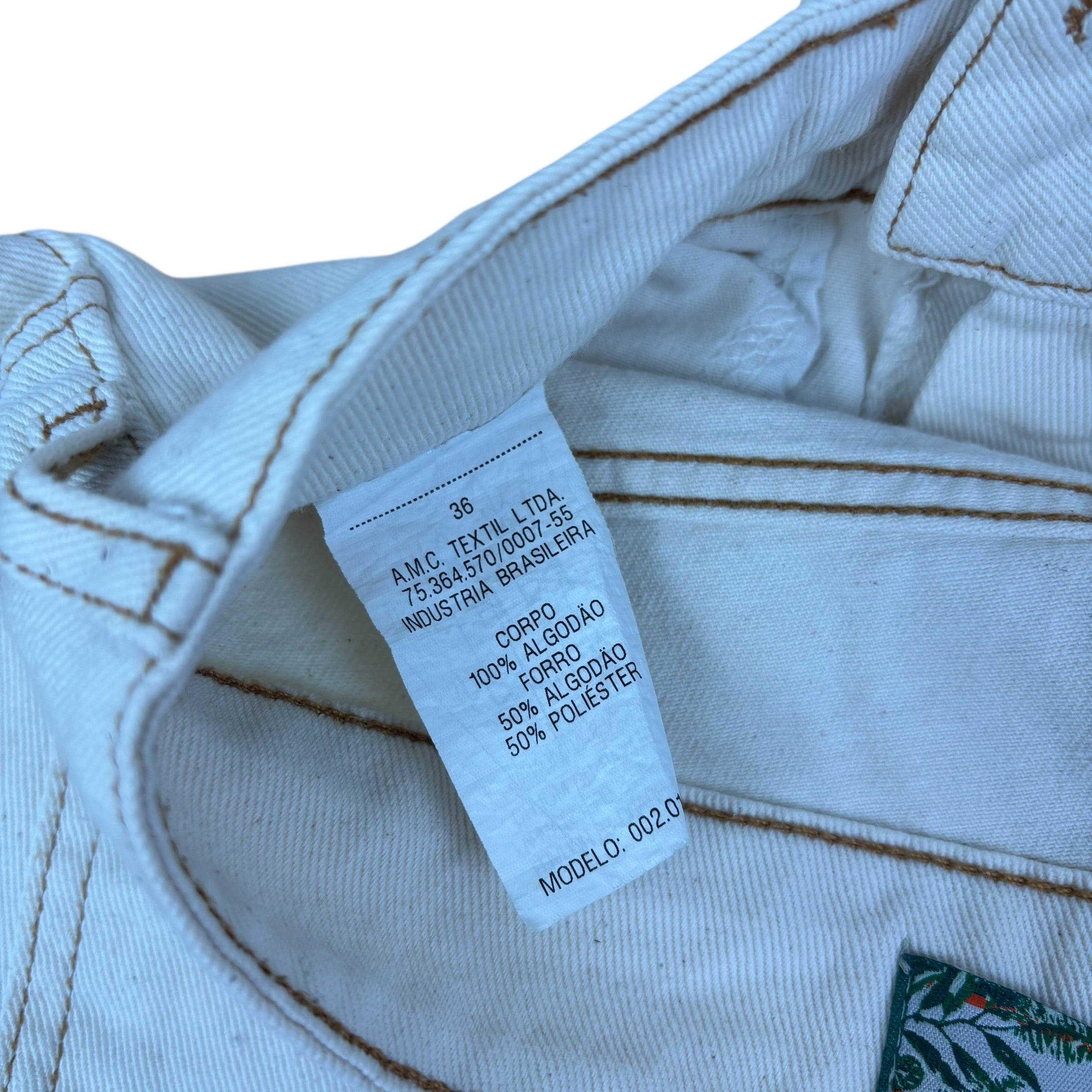 Colcci 90s White Jeans (Women’s XS)