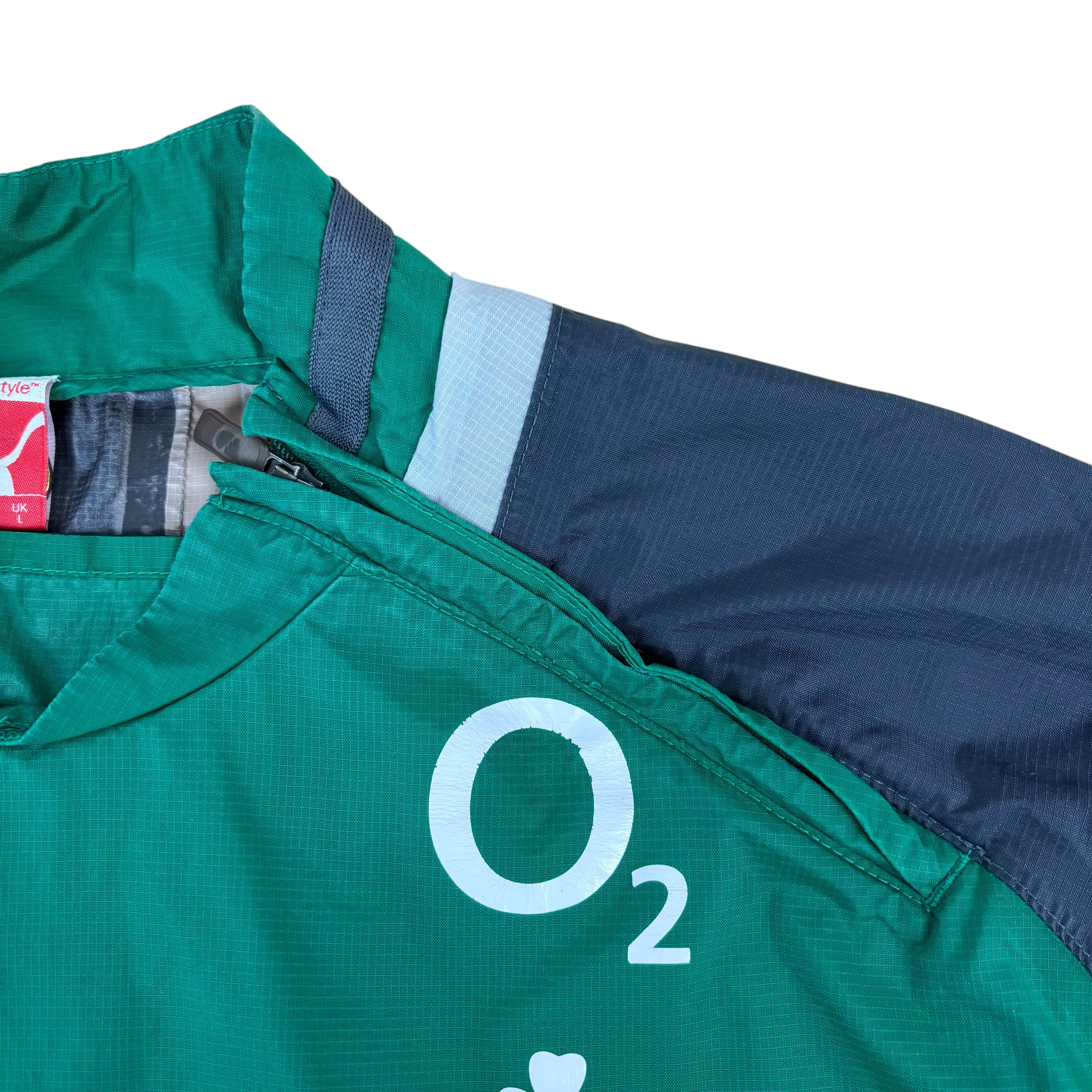 Puma Ireland Rugby IRFU 2011/12 Pull-Over Drill Windbreaker (L)