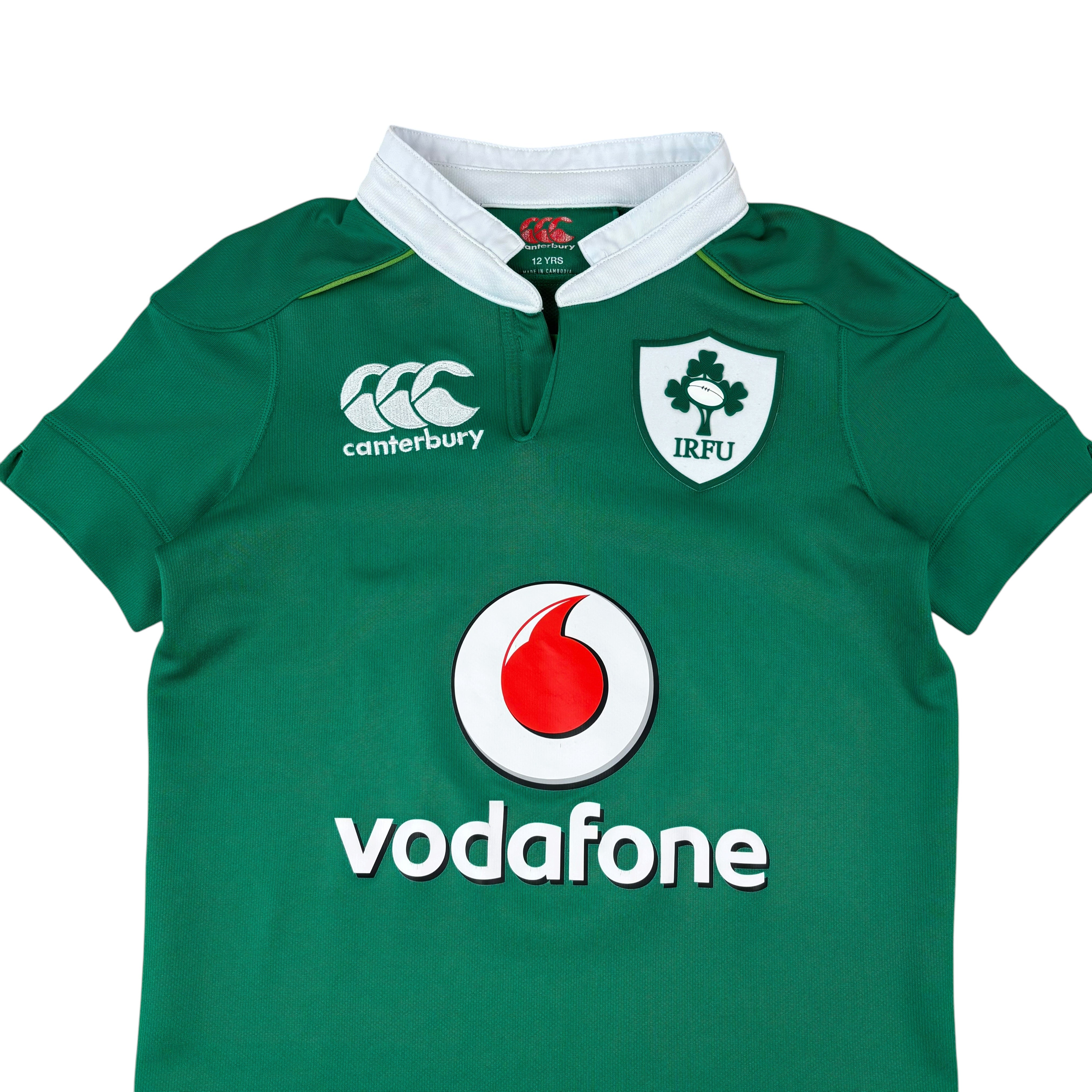 Canterbury Ireland Rugby IRFU 2016/17 Home Jersey (12yrs)