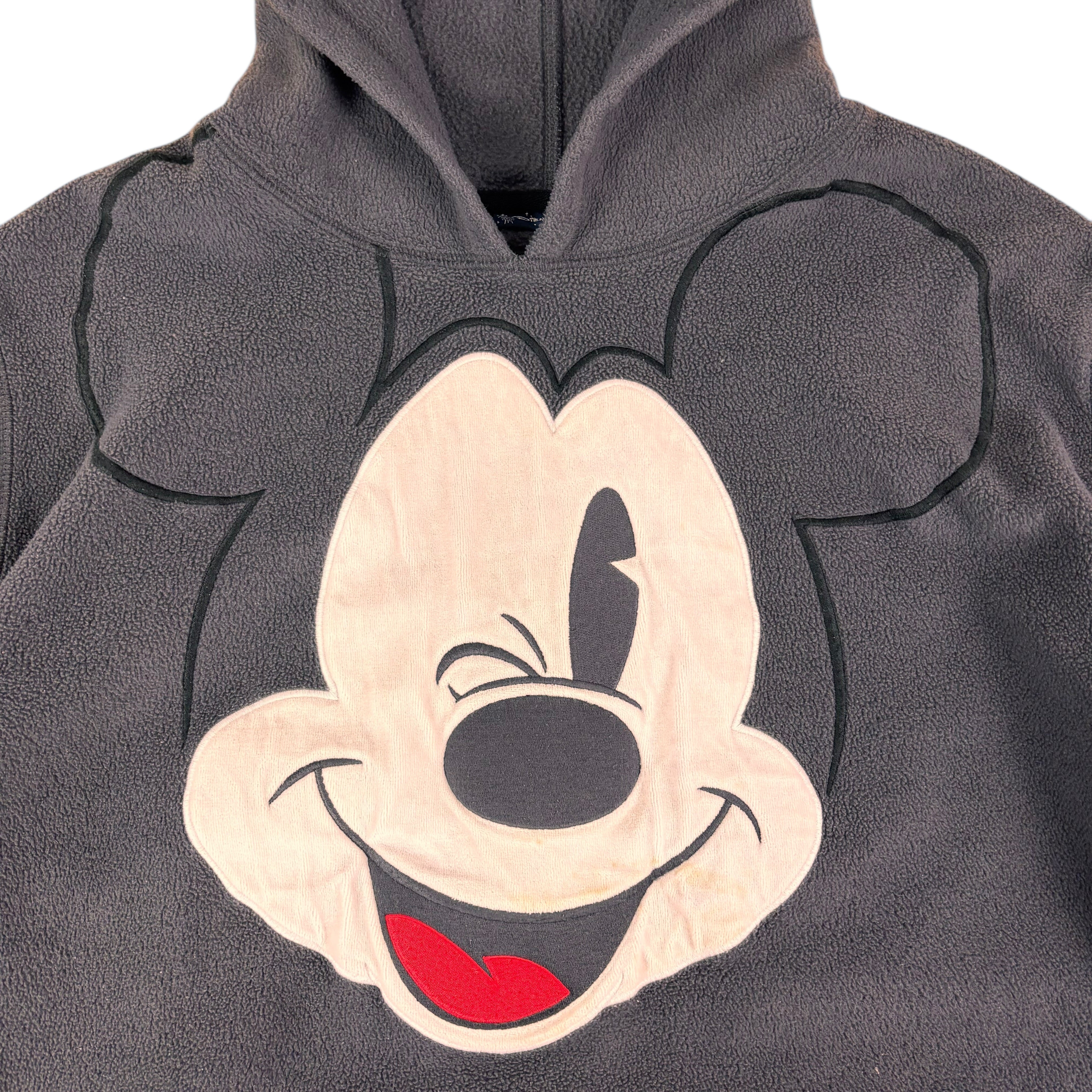 Disneyland Paris Grey Mickey Mouse Fleece Hoodie (Women’s L)