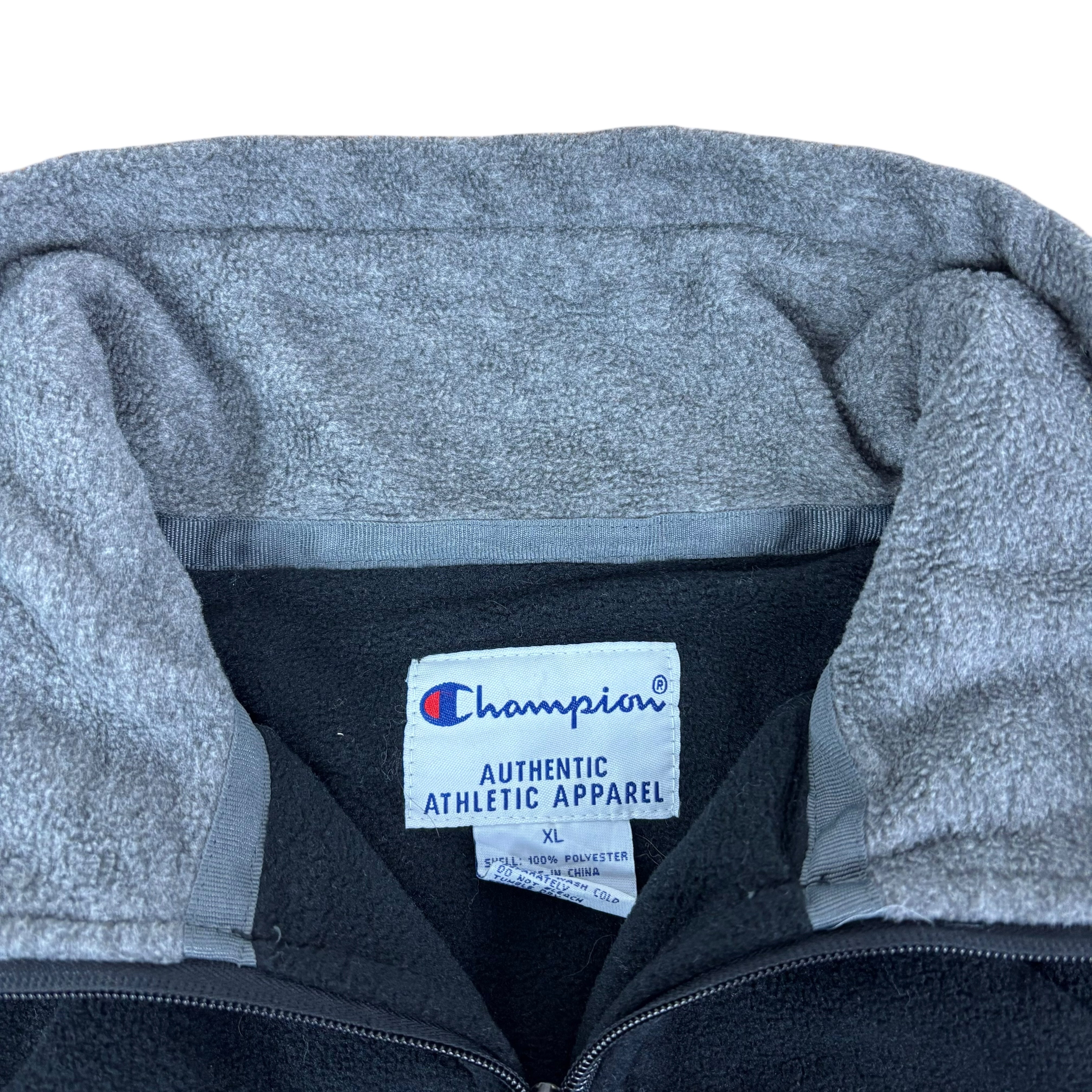 Champion Black Y2K Logo Fleece (XL)