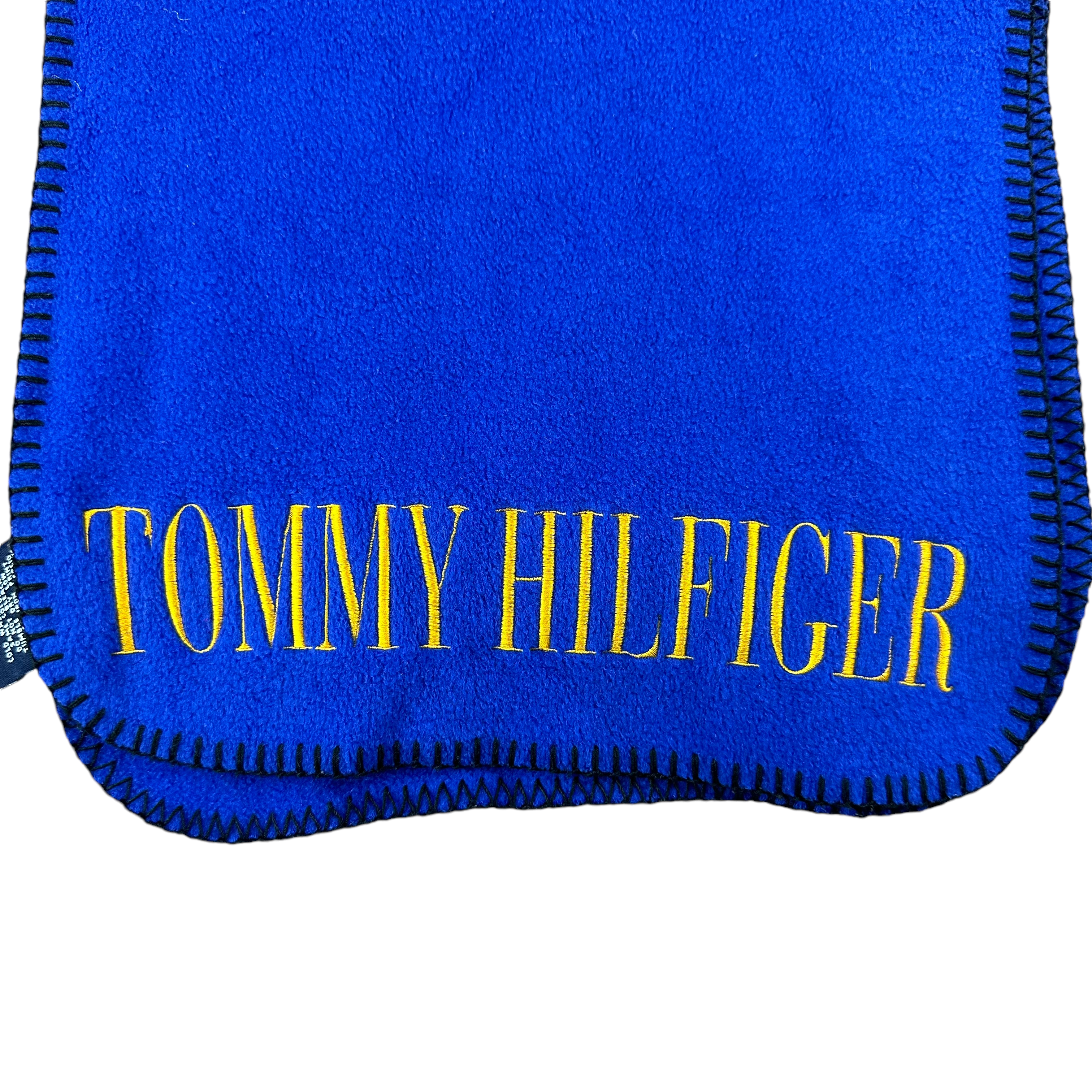 Tommy Hilfiger Royal Blue Micro Fleece Scarf (OS)