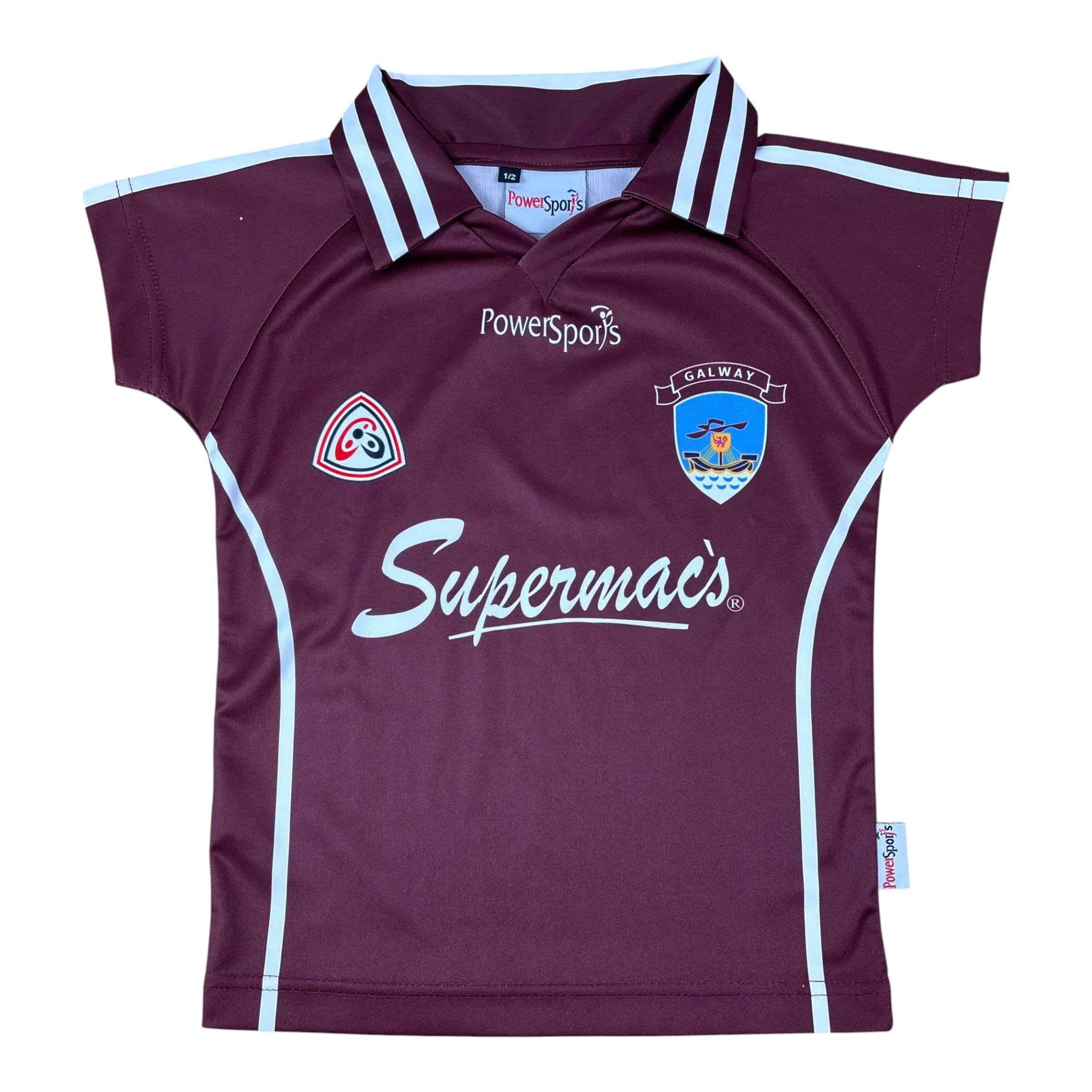 PowerSports Galway GAA Retro Home Jersey (6-7yrs)