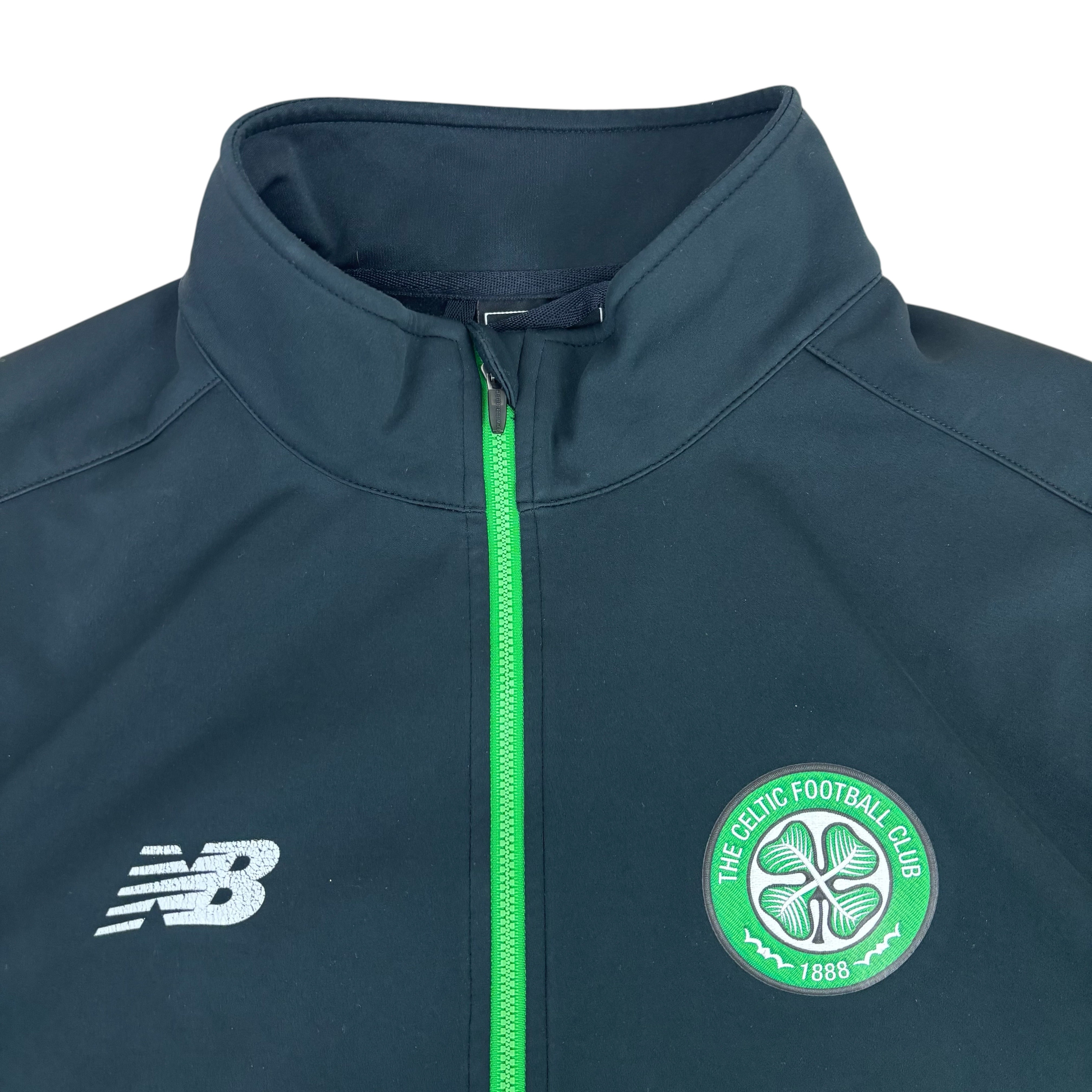 New Balance Celtic FC 2016/17 Q-Zip Home Windbreaker (L)