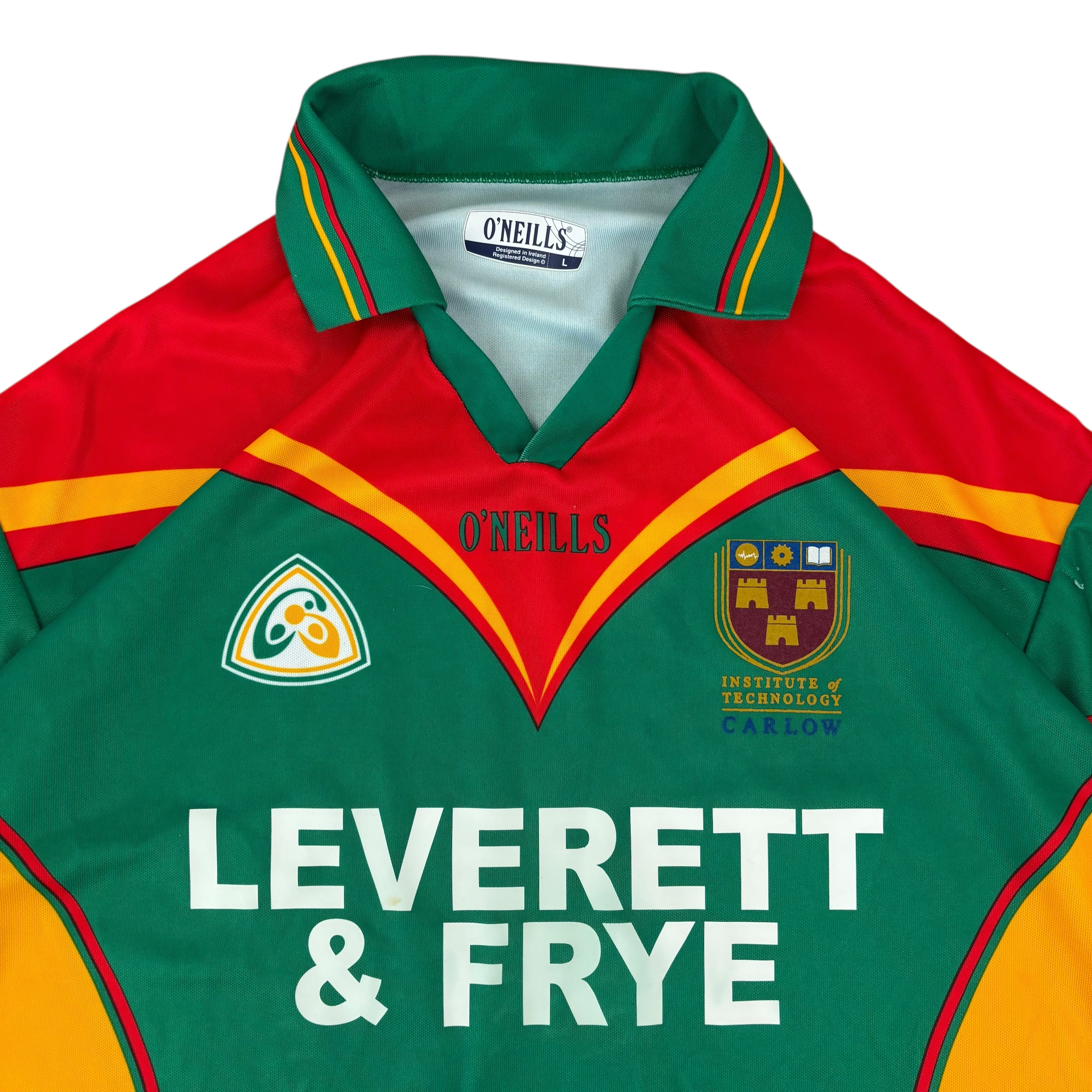 O’Neills IT Carlow GAA 2002/04 No.22 Home Jersey & Shorts (L)