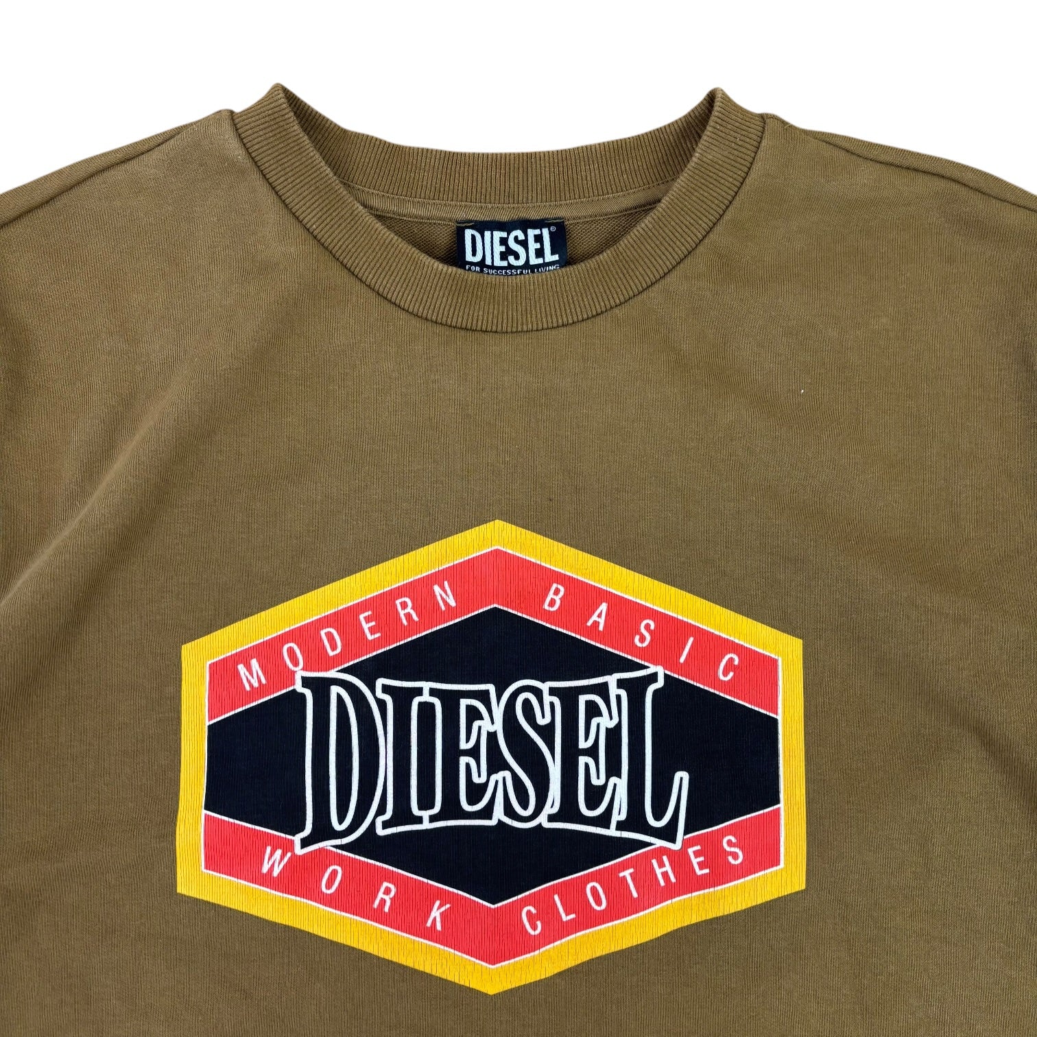 Diesel Brown Graphic Sweater (XL)